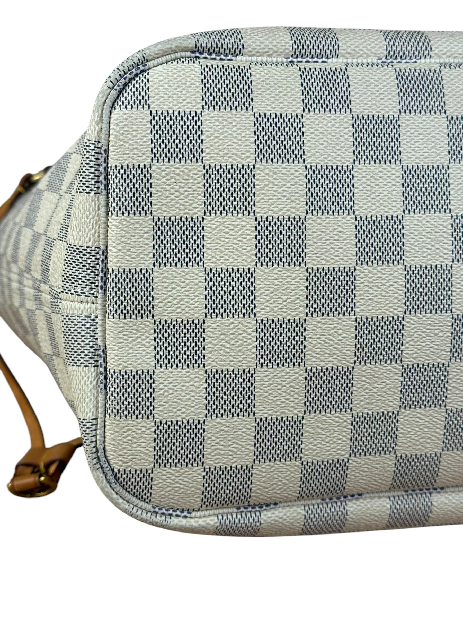 Louis Vuitton Neverfull MM Damier Azure Rose Interior w/ Pouch - Image 18
