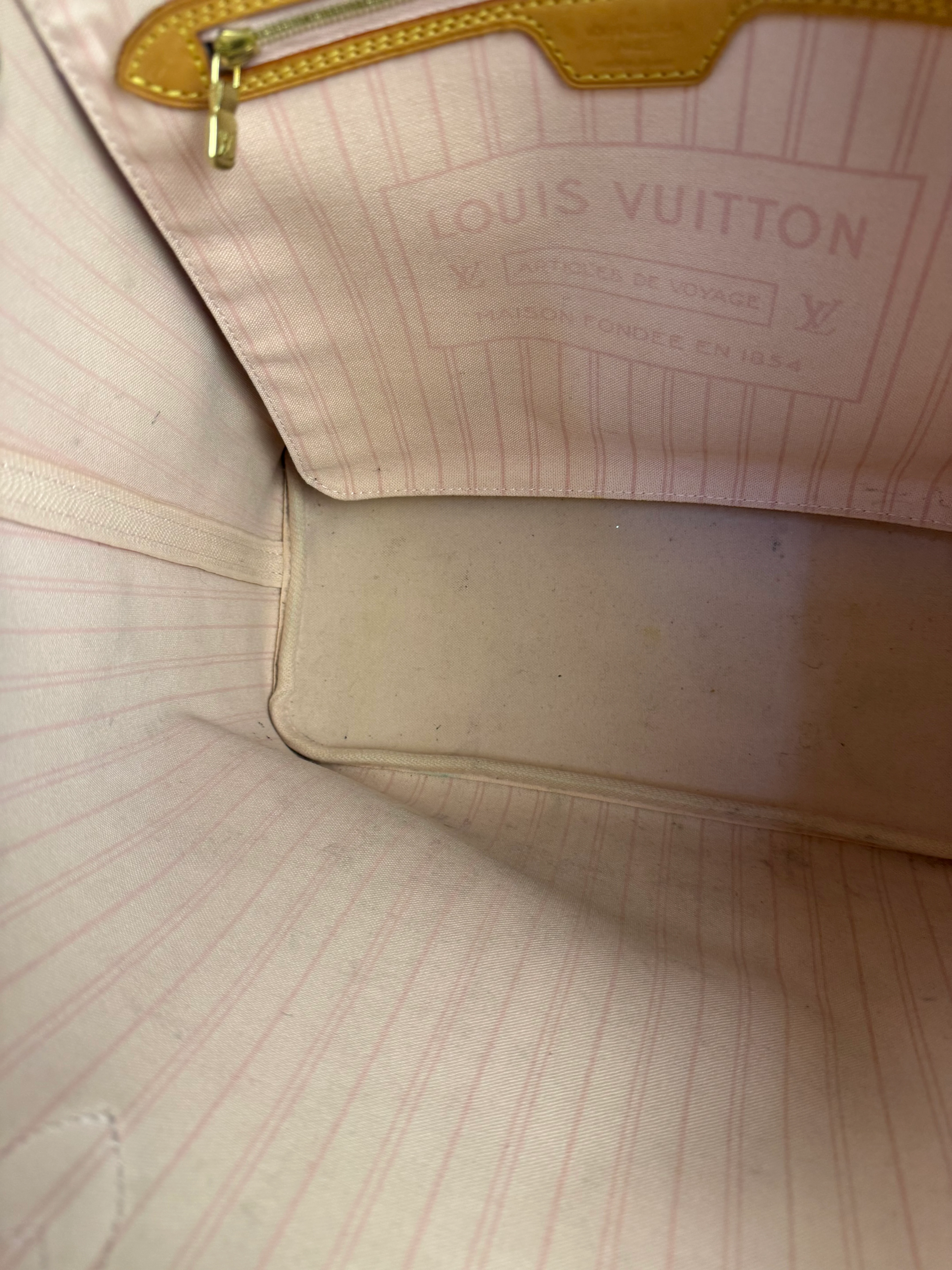 Louis Vuitton Neverfull MM Damier Azure Rose Interior w/ Pouch - Image 21