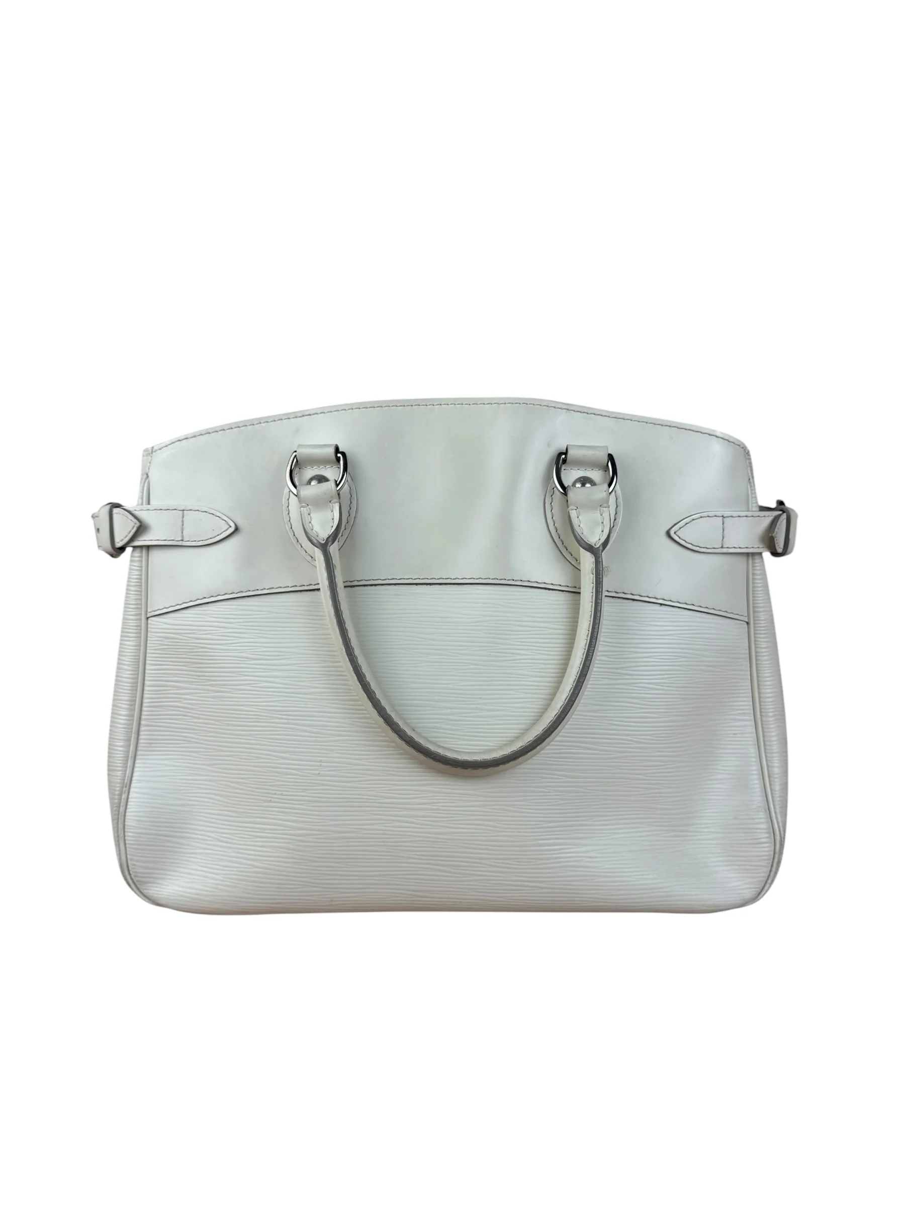 Louis Vuitton White Epi Passy Bag - Image 10