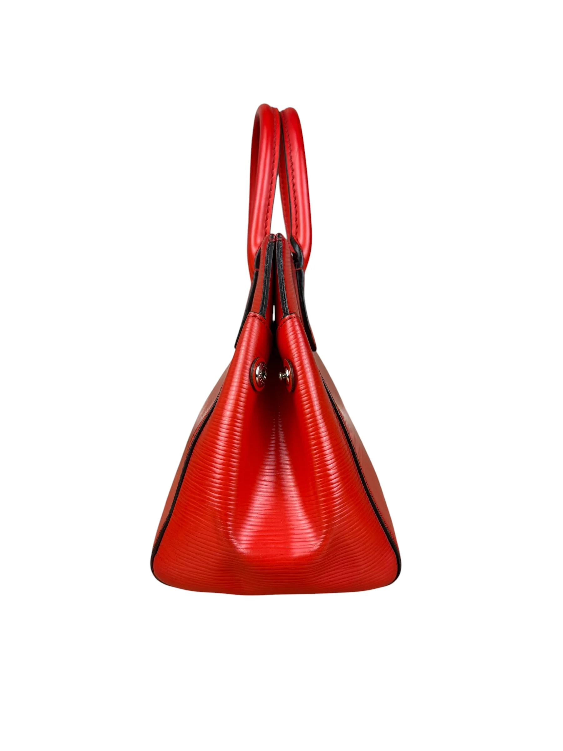 Louis Vuitton Red Epi Marly BB Handbag (No Strap) - Image 10