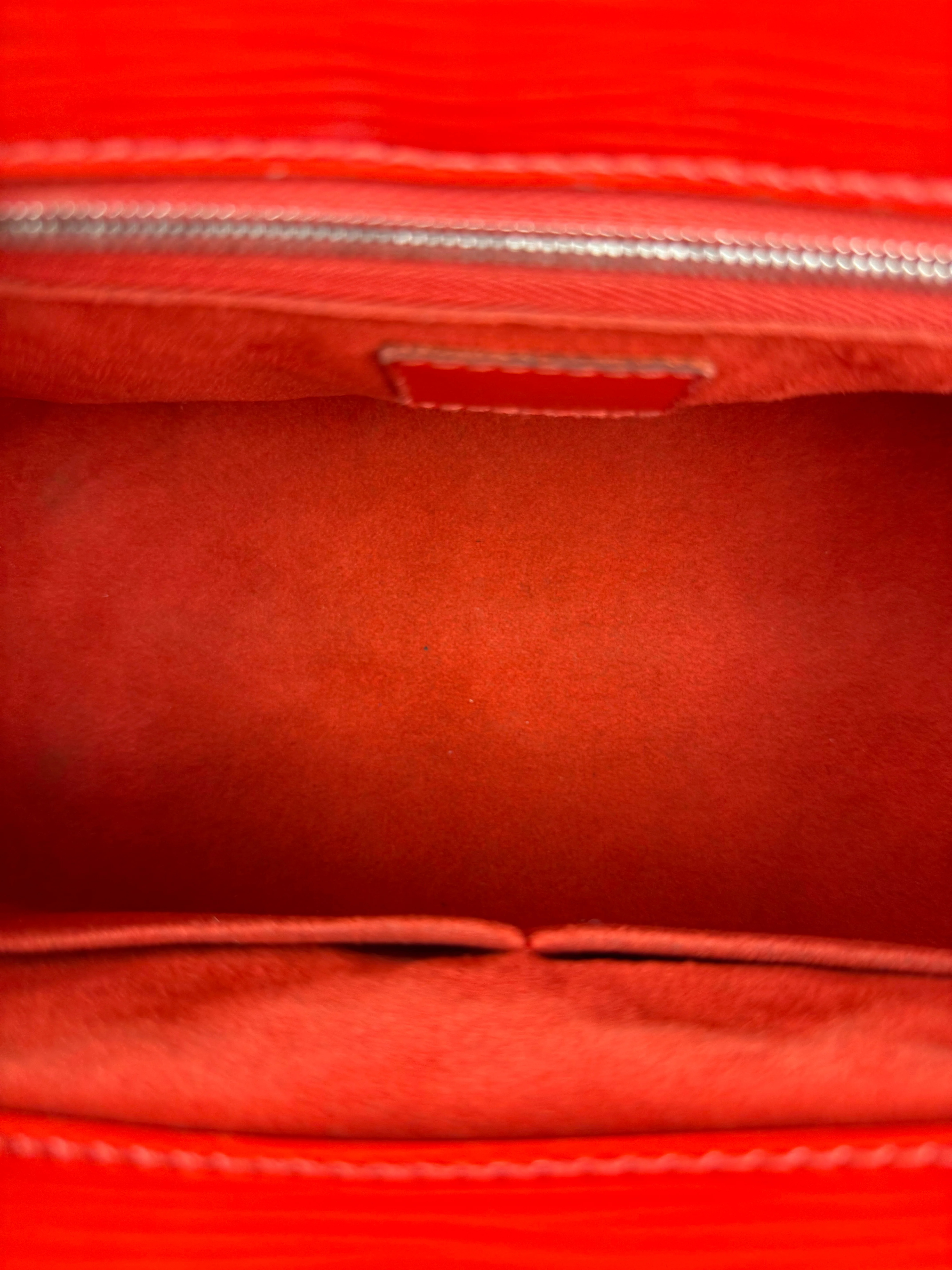 Louis Vuitton Red Epi Marly BB Handbag (No Strap) - Image 19
