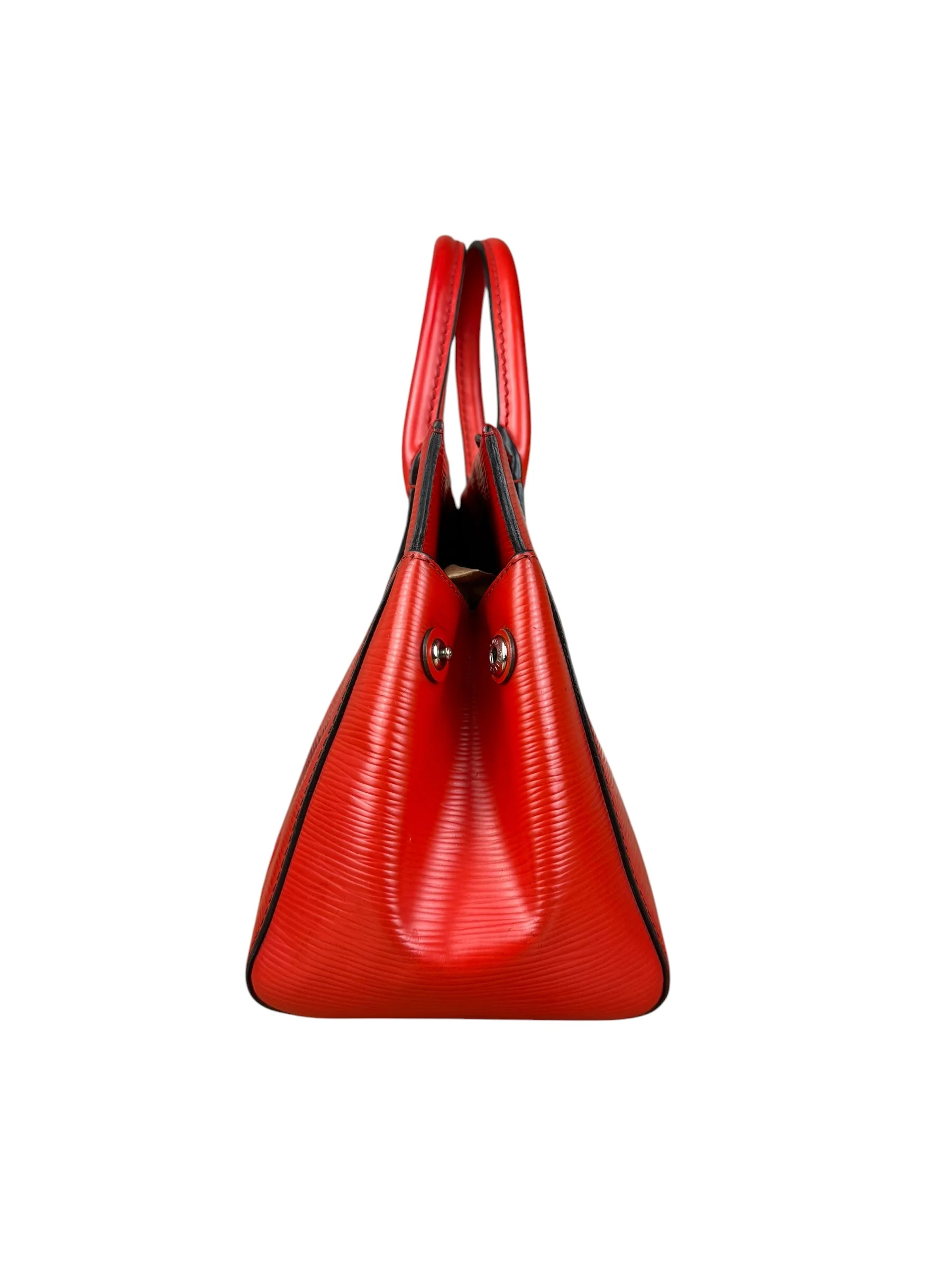 Louis Vuitton Red Epi Marly BB Handbag (No Strap) - Image 6