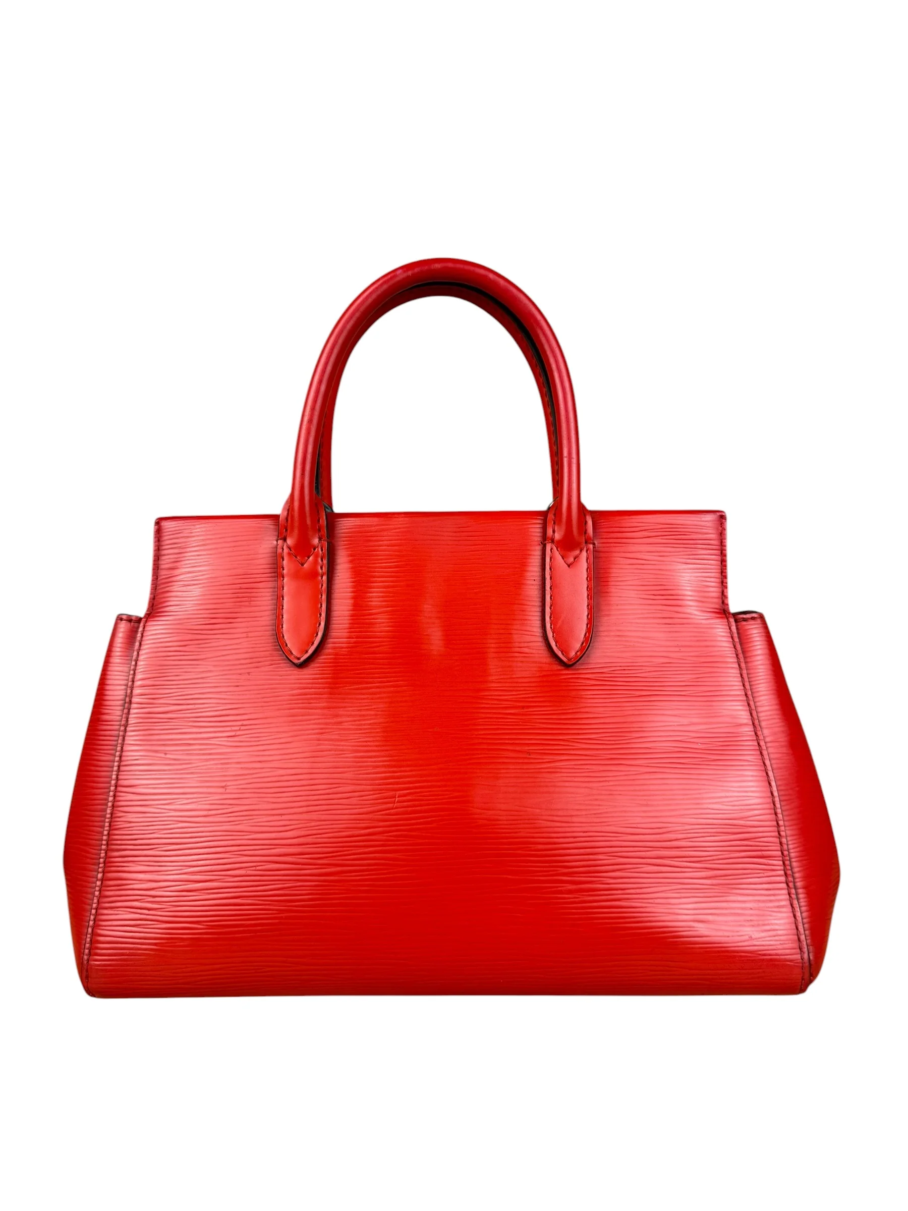 Louis Vuitton Red Epi Marly BB Handbag (No Strap) - Image 7