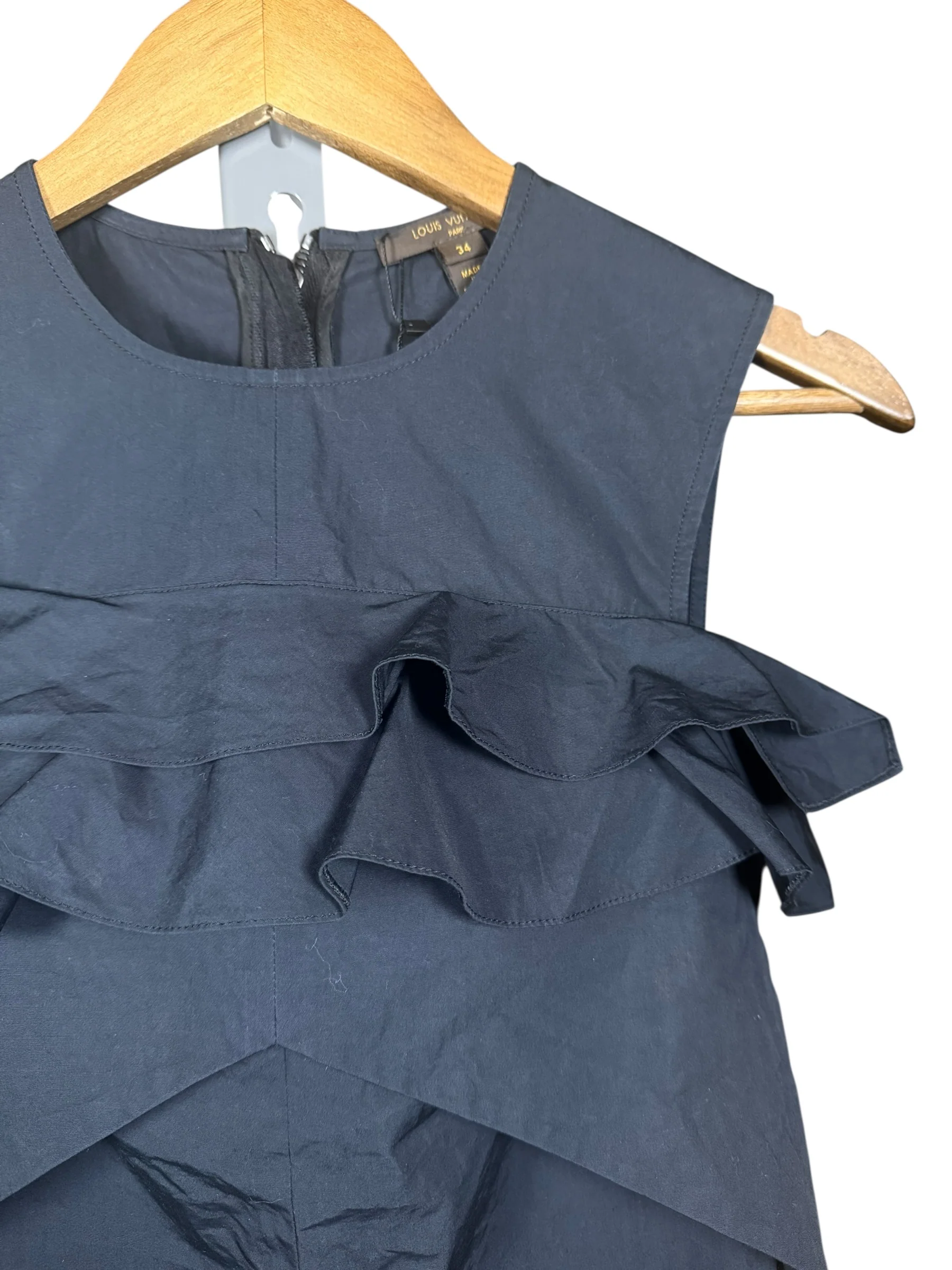 Louis Vuitton Ruffled Sleeveless Top - Image 4