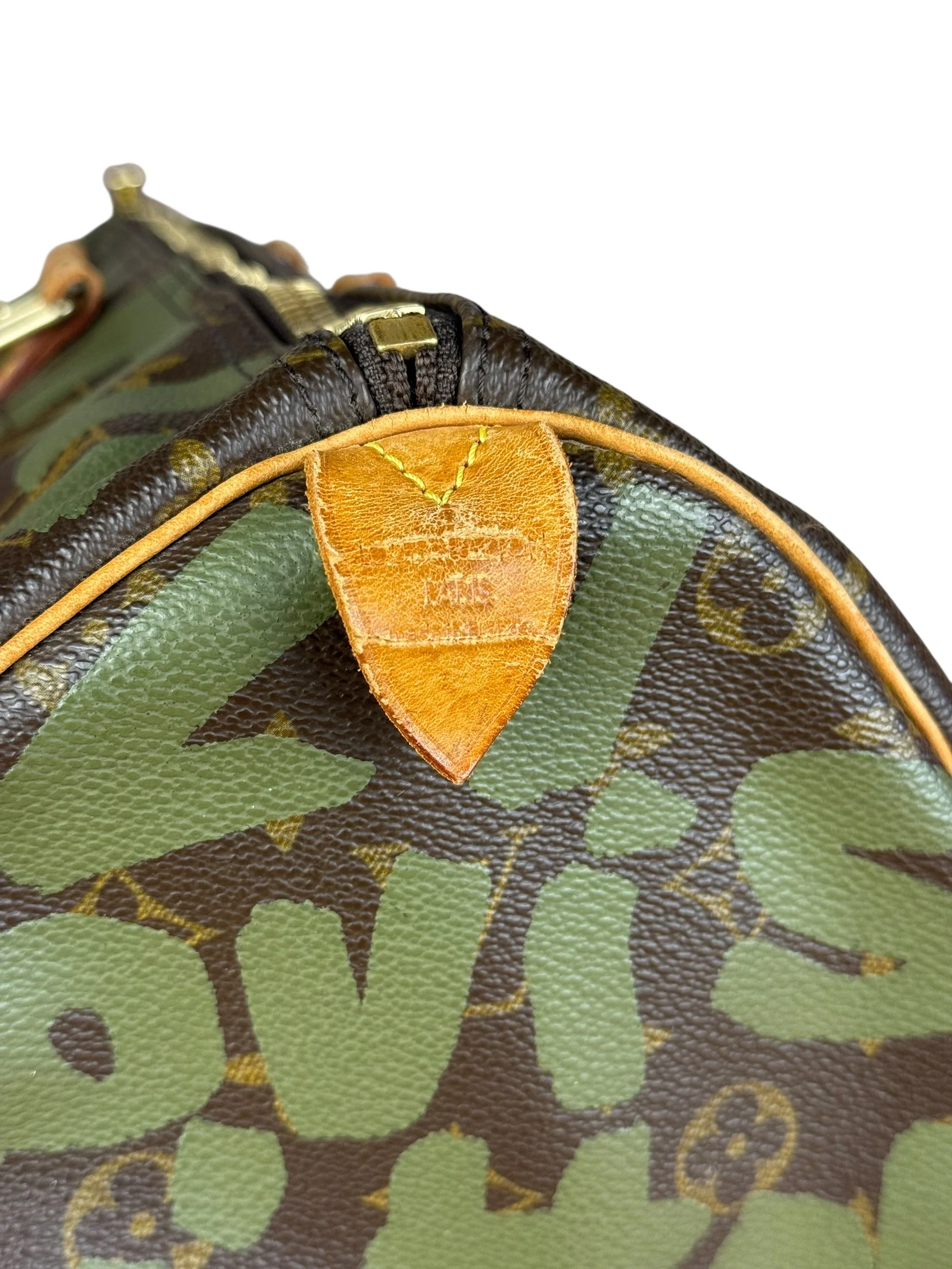 Louis Vuitton Stephen Sprouse Limited Edition Graffiti Keepall 50 Green - Image 10