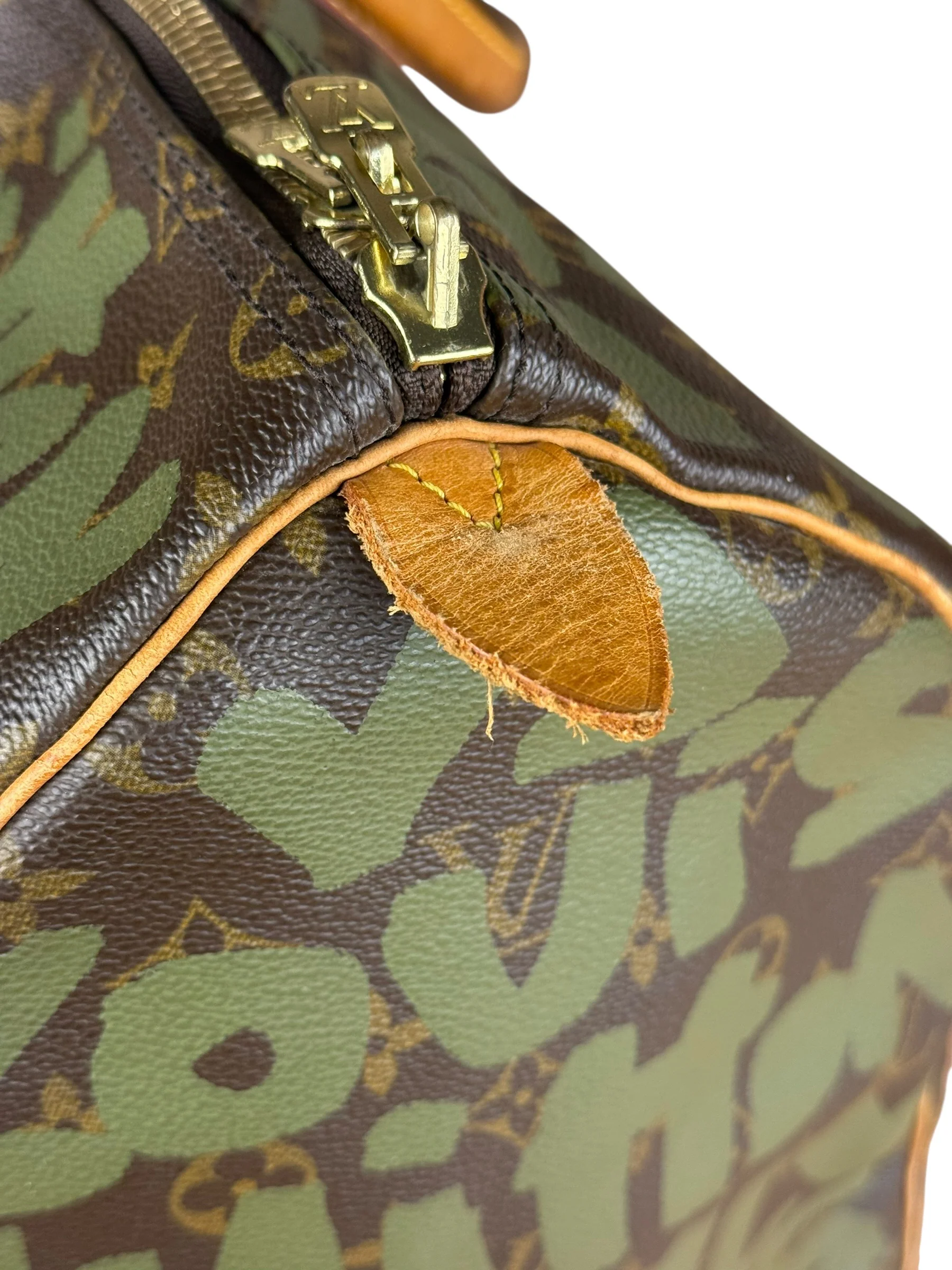 Louis Vuitton Stephen Sprouse Limited Edition Graffiti Keepall 50 Green - Image 12
