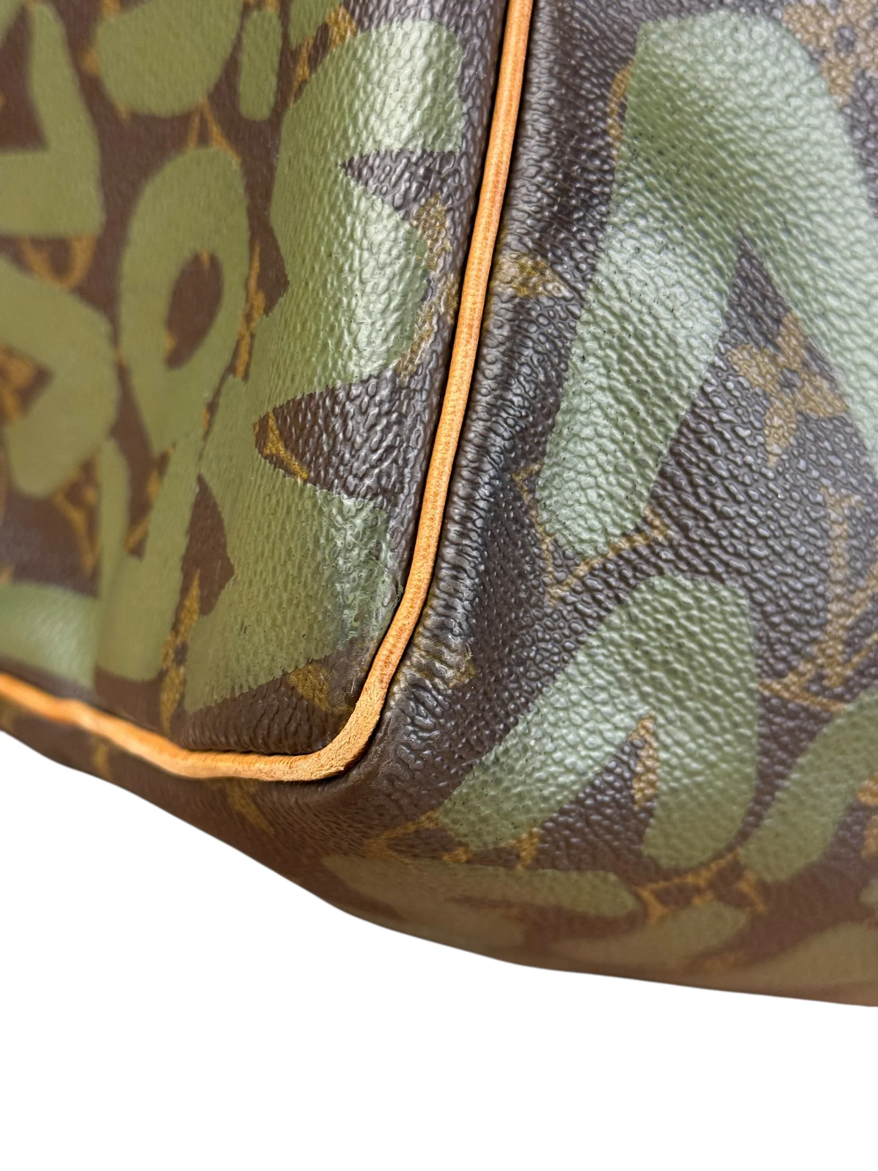 Louis Vuitton Stephen Sprouse Limited Edition Graffiti Keepall 50 Green - Image 18