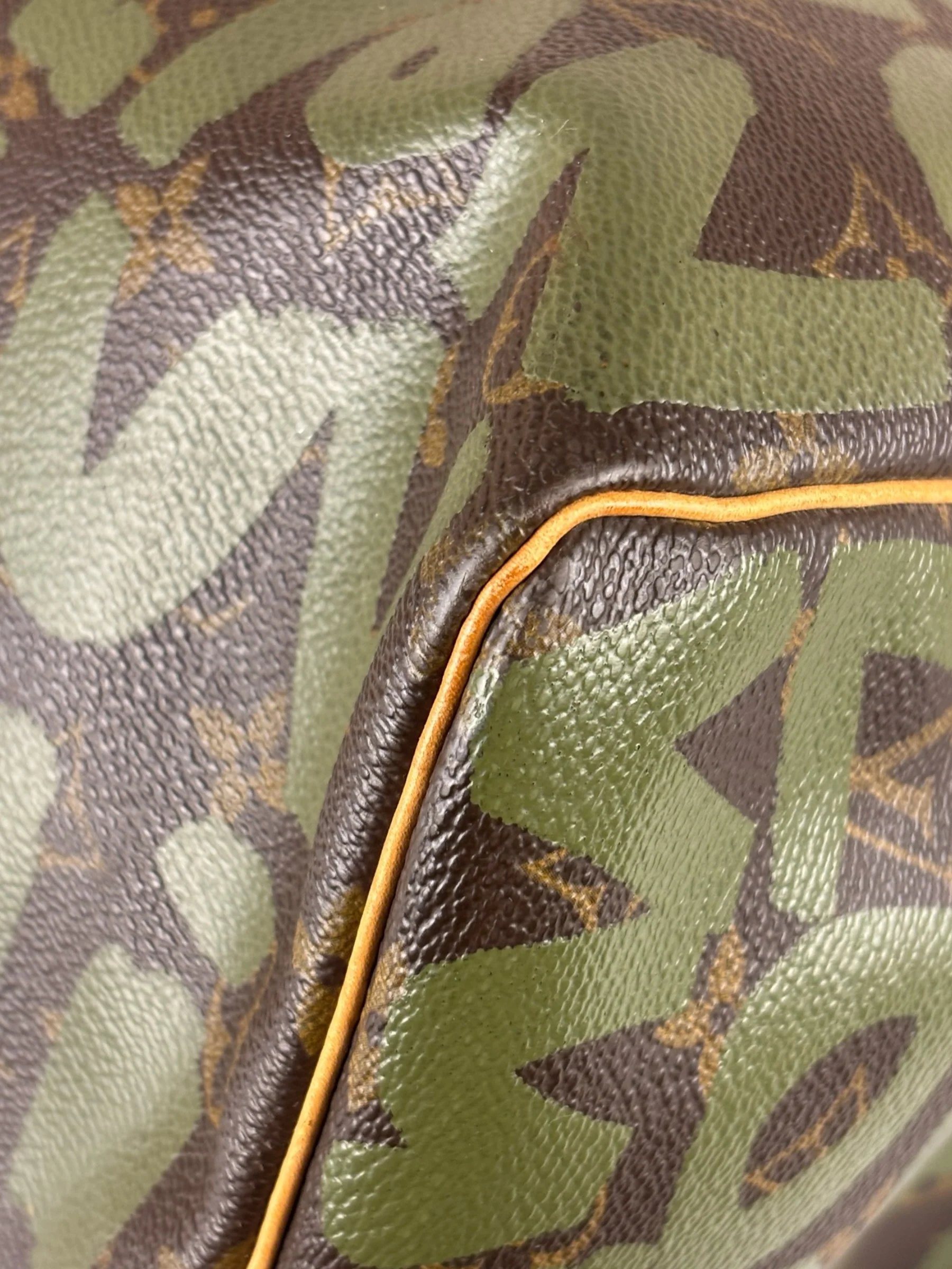 Louis Vuitton Stephen Sprouse Limited Edition Graffiti Keepall 50 Green - Image 10