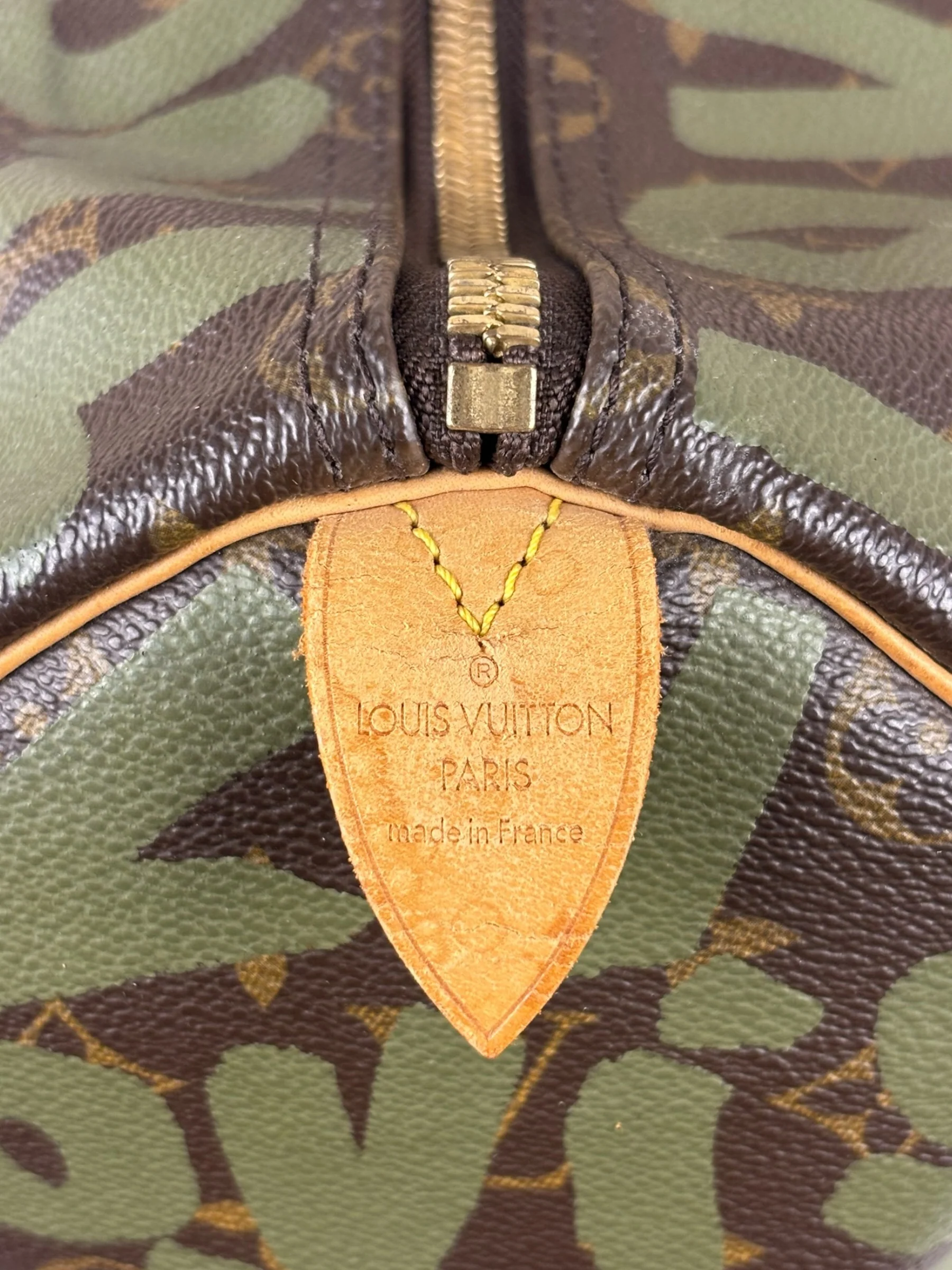 Louis Vuitton Stephen Sprouse Limited Edition Graffiti Keepall 50 Green - Image 14