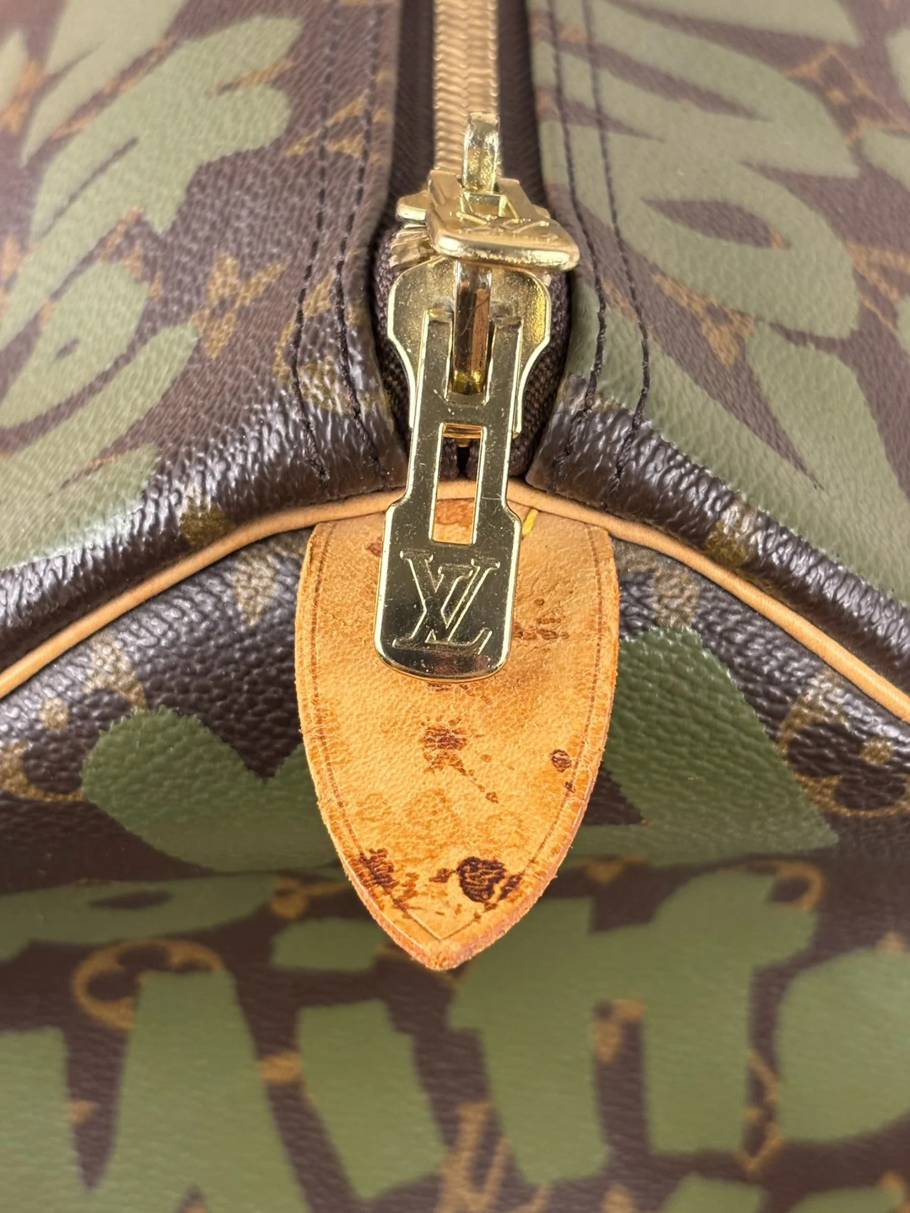 Louis Vuitton Stephen Sprouse Limited Edition Graffiti Keepall 50 Green - Image 15
