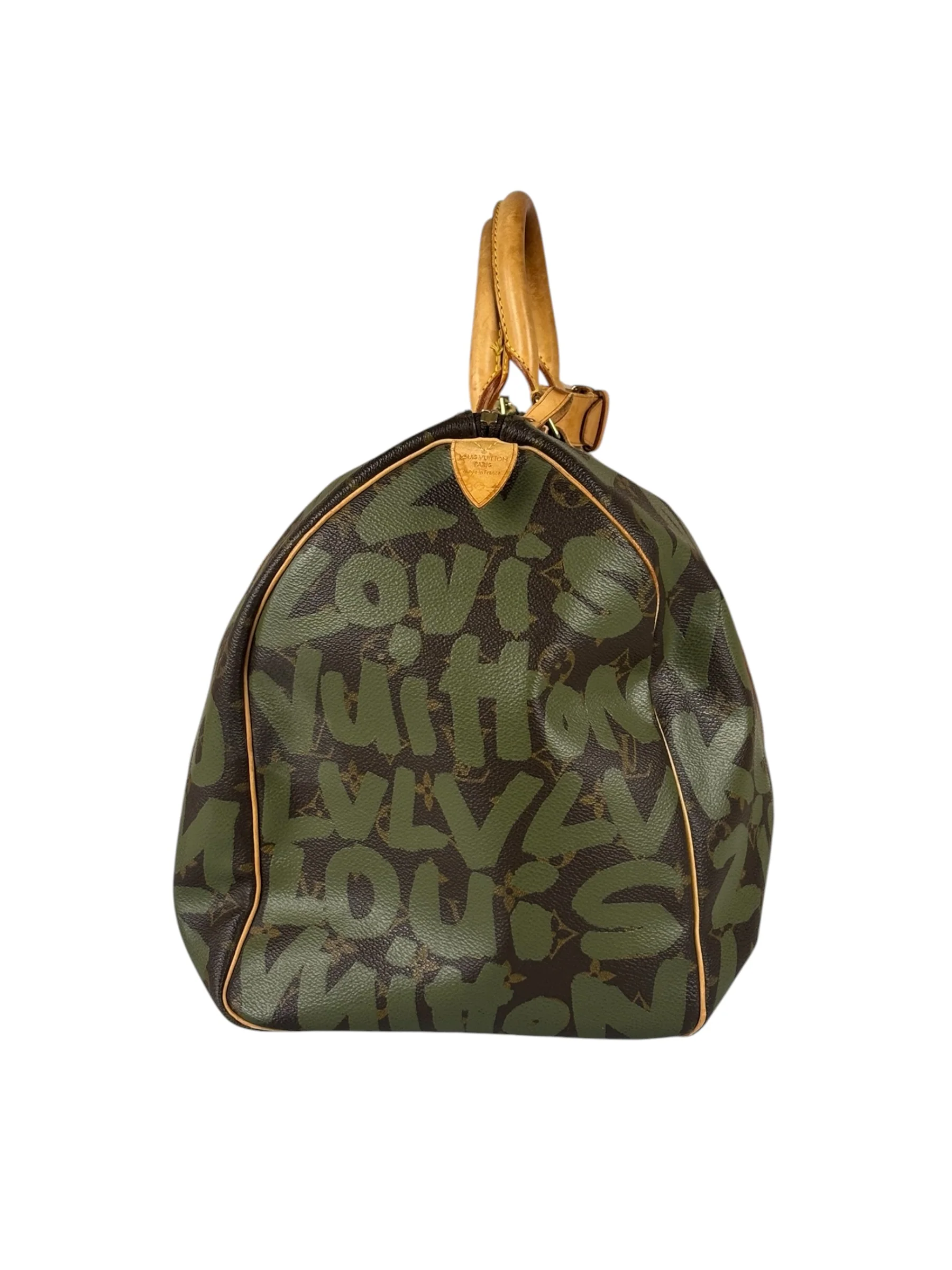 Louis Vuitton Stephen Sprouse Limited Edition Graffiti Keepall 50 Green - Image 2