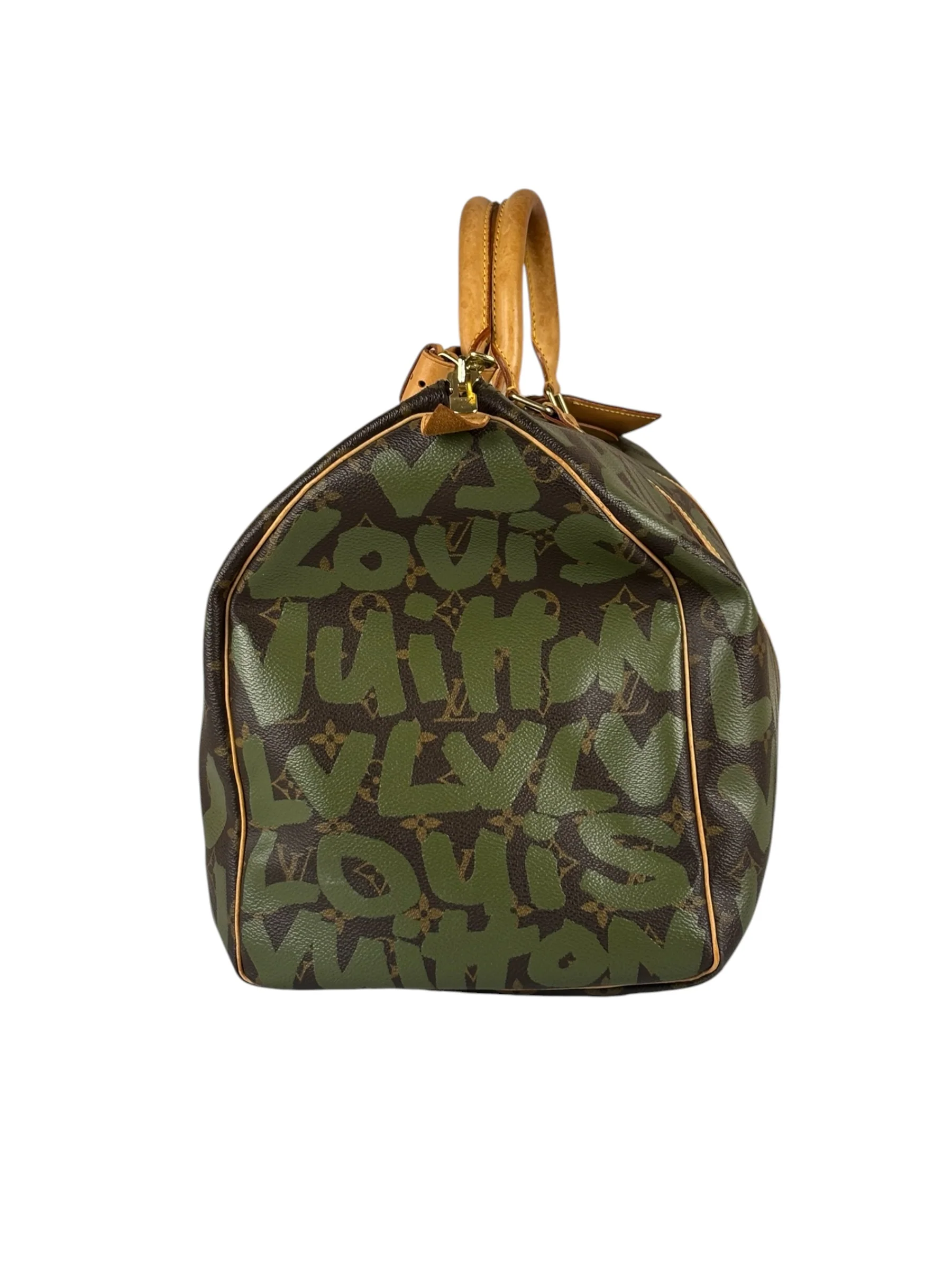Louis Vuitton Stephen Sprouse Limited Edition Graffiti Keepall 50 Green - Image 3