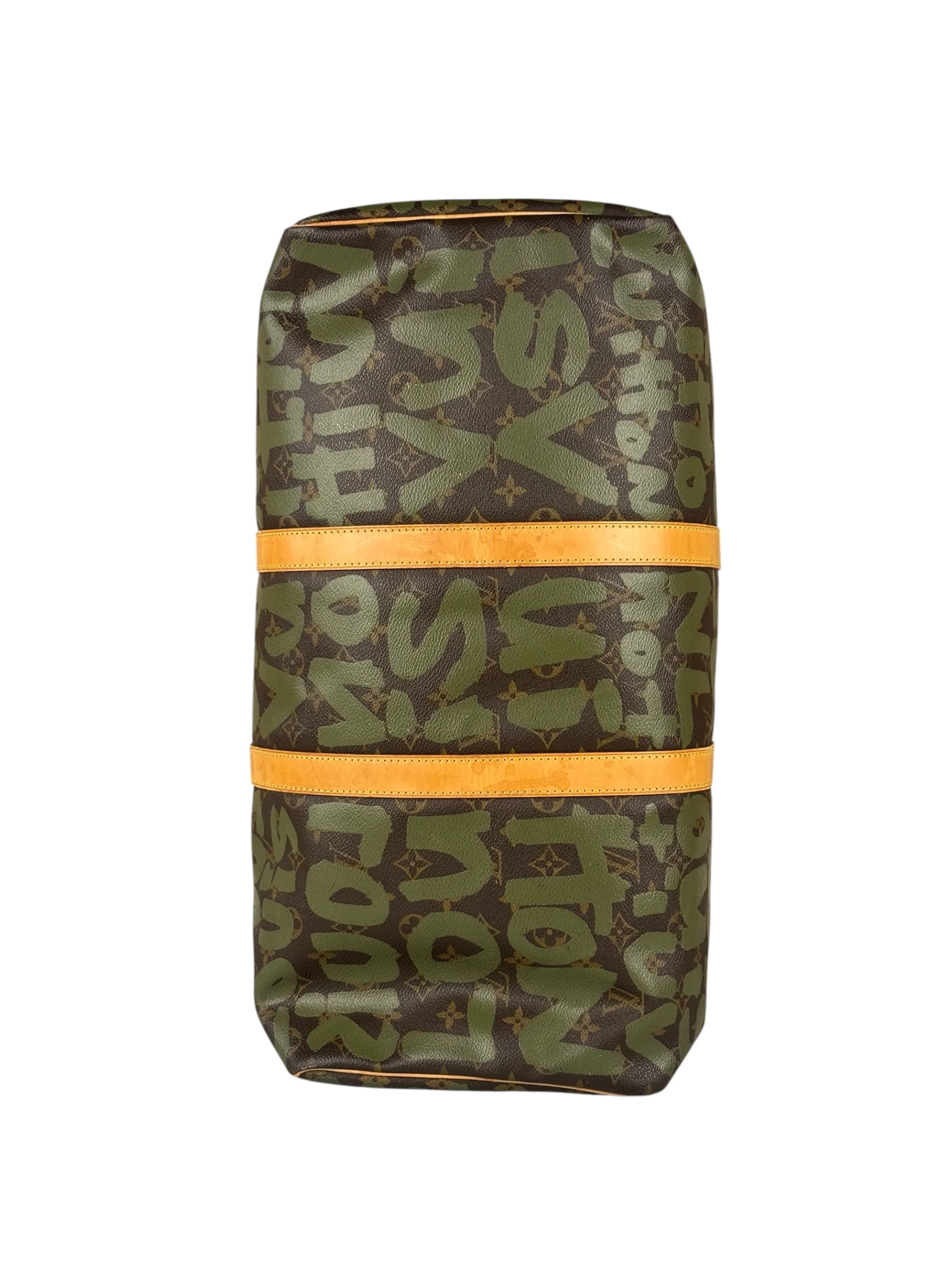 Louis Vuitton Stephen Sprouse Limited Edition Graffiti Keepall 50 Green - Image 5