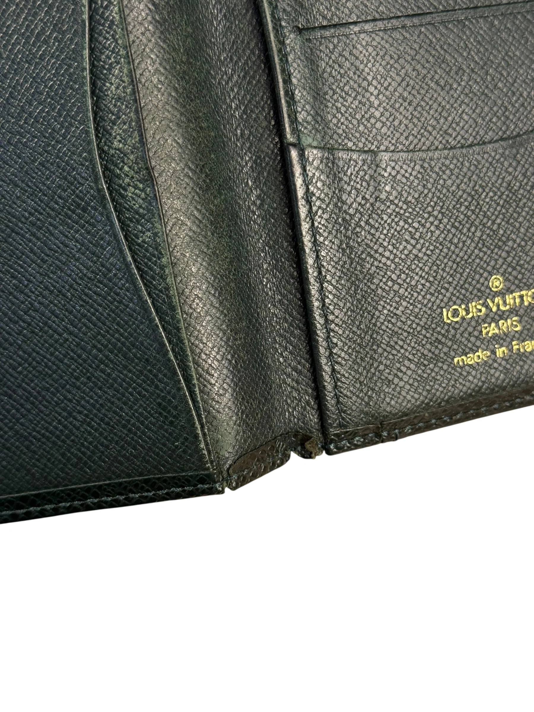Louis Vuitton Vintage Green Taiga Cardholder - Image 12