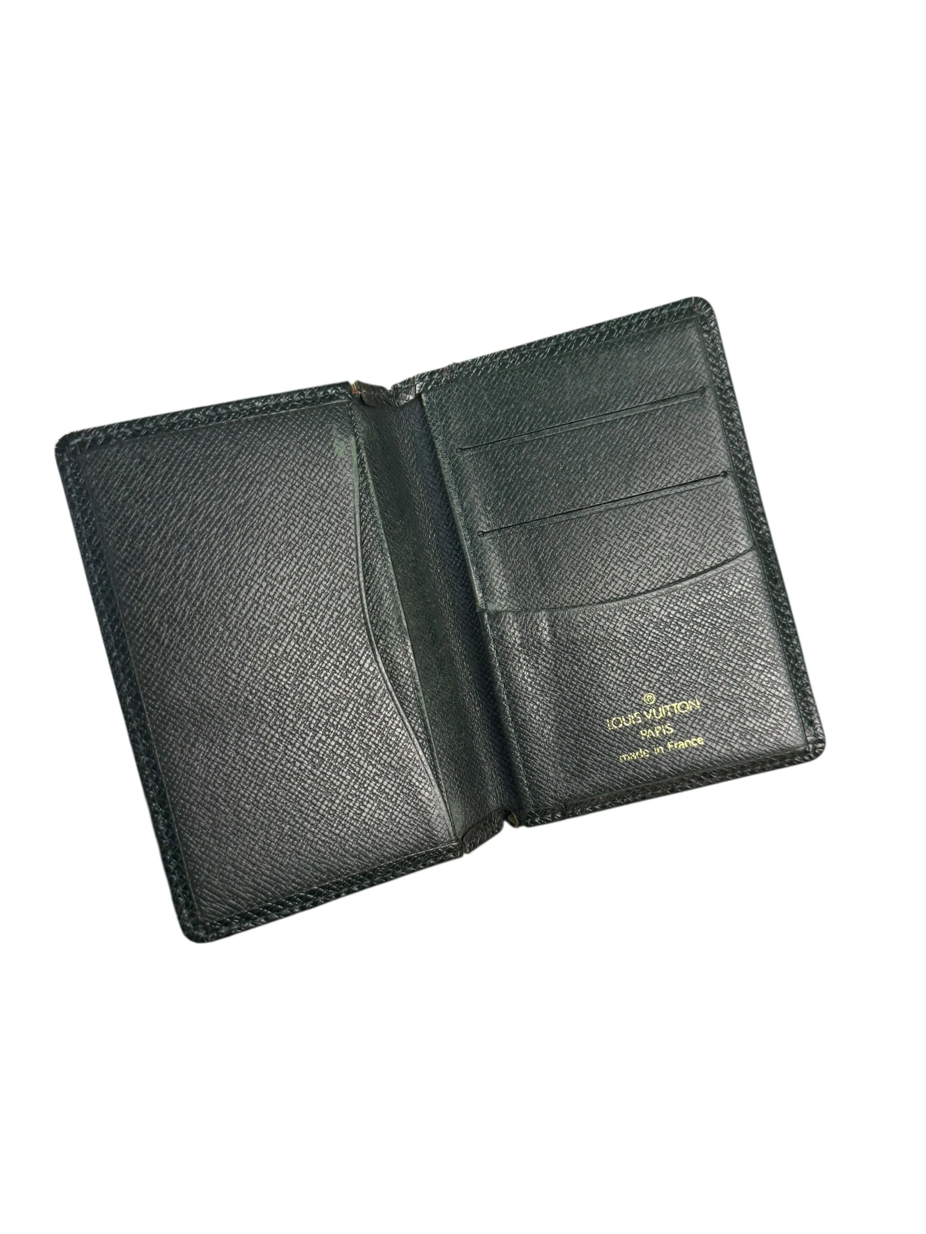 Louis Vuitton Vintage Green Taiga Cardholder - Image 14