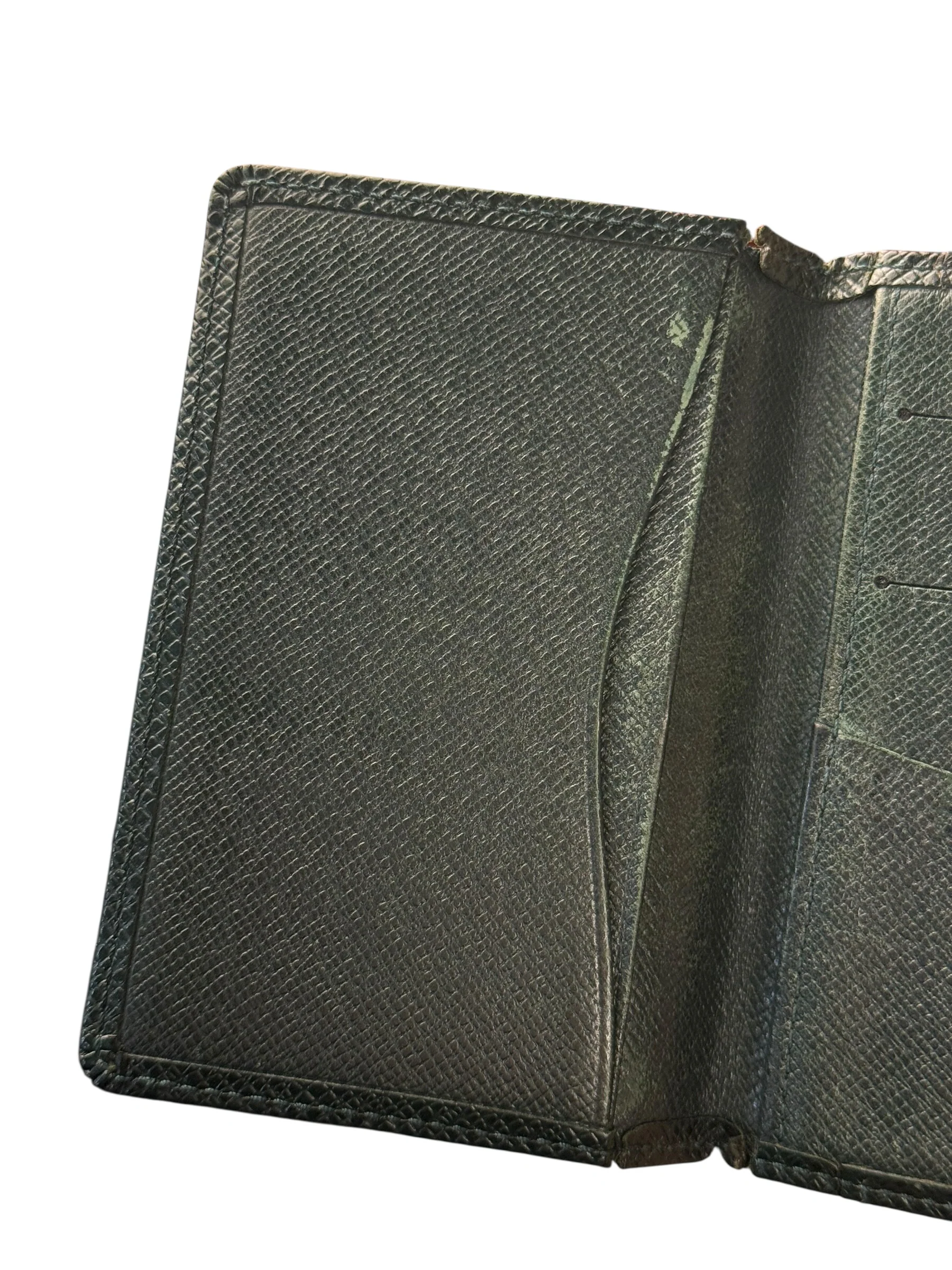 Louis Vuitton Vintage Green Taiga Cardholder - Image 18