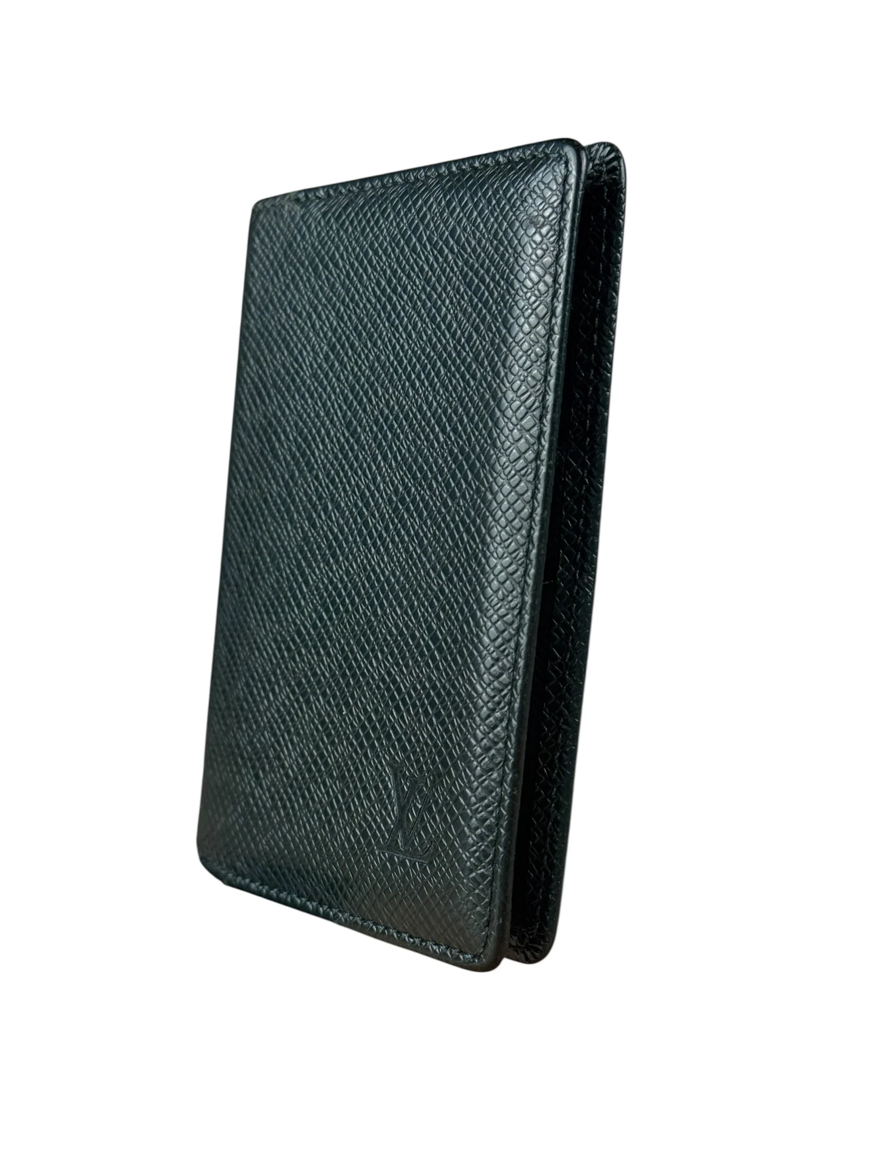 Louis Vuitton Vintage Green Taiga Cardholder - Image 4