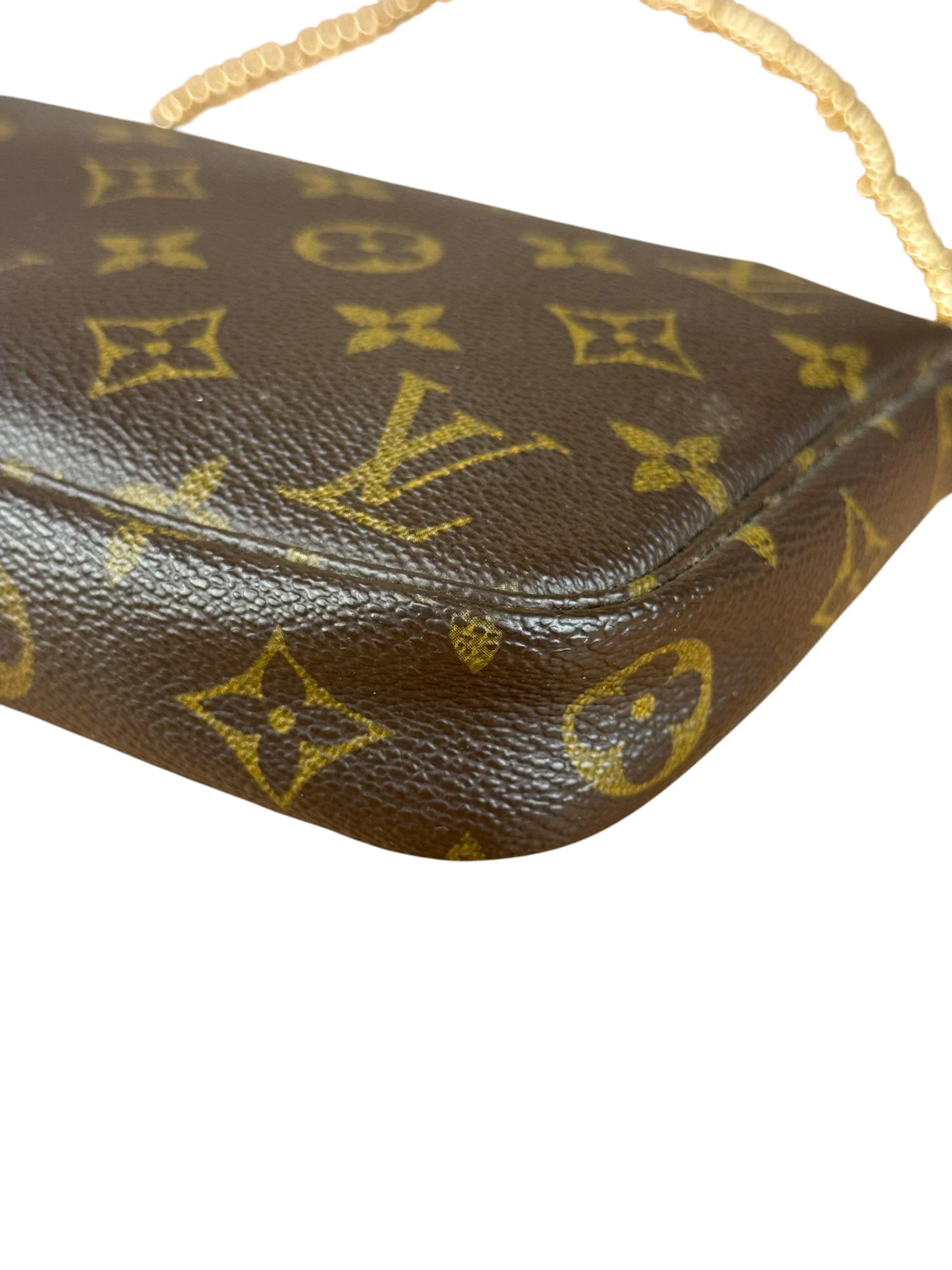 Louis Vuitton Vintage Monogram Pochette (Replacement Chain) - Image 11
