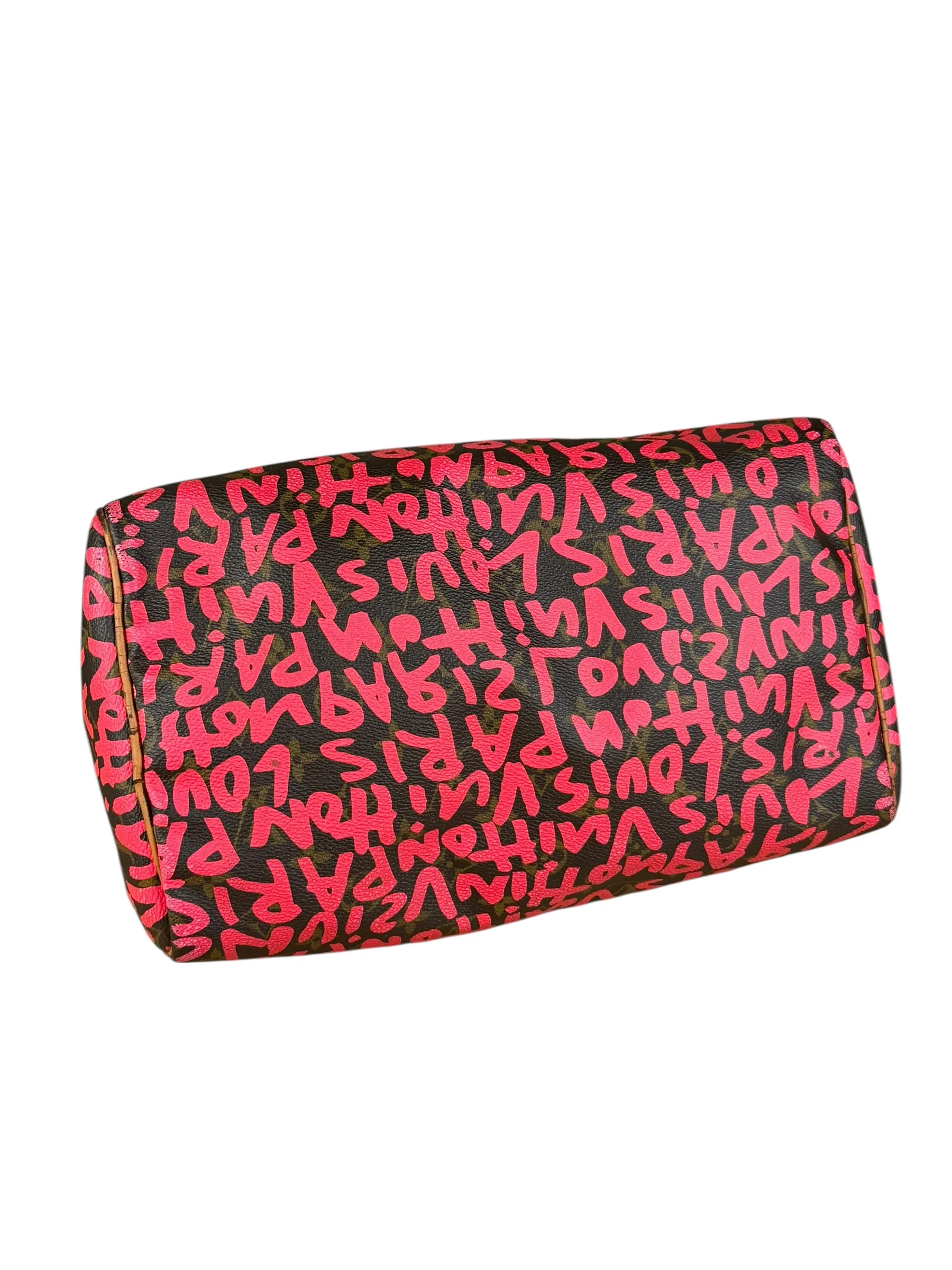 Louis Vuitton x Stephen Sprouse Graffiti Speedy 30 Pink - Image 20