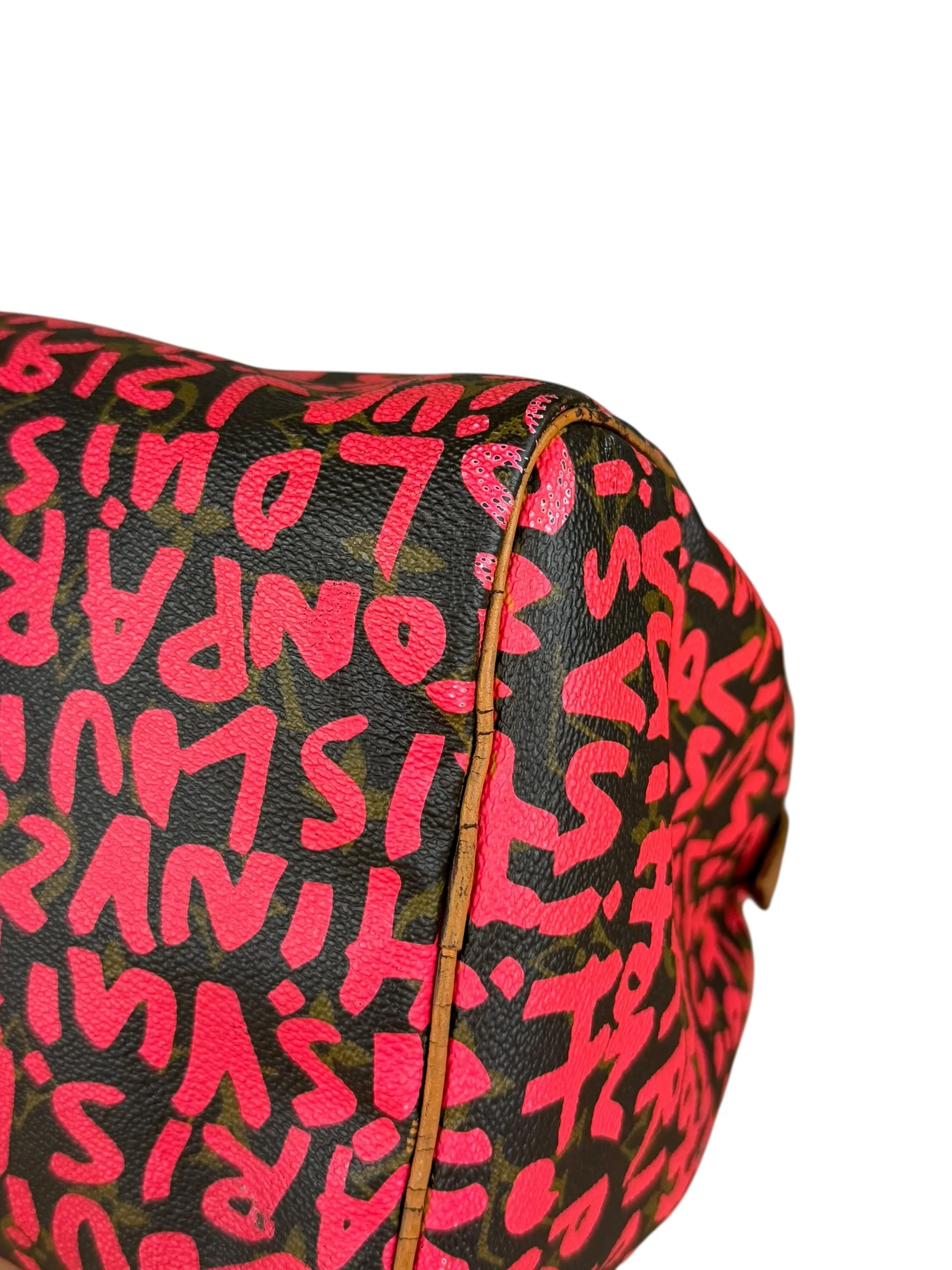 Louis Vuitton x Stephen Sprouse Graffiti Speedy 30 Pink - Image 23