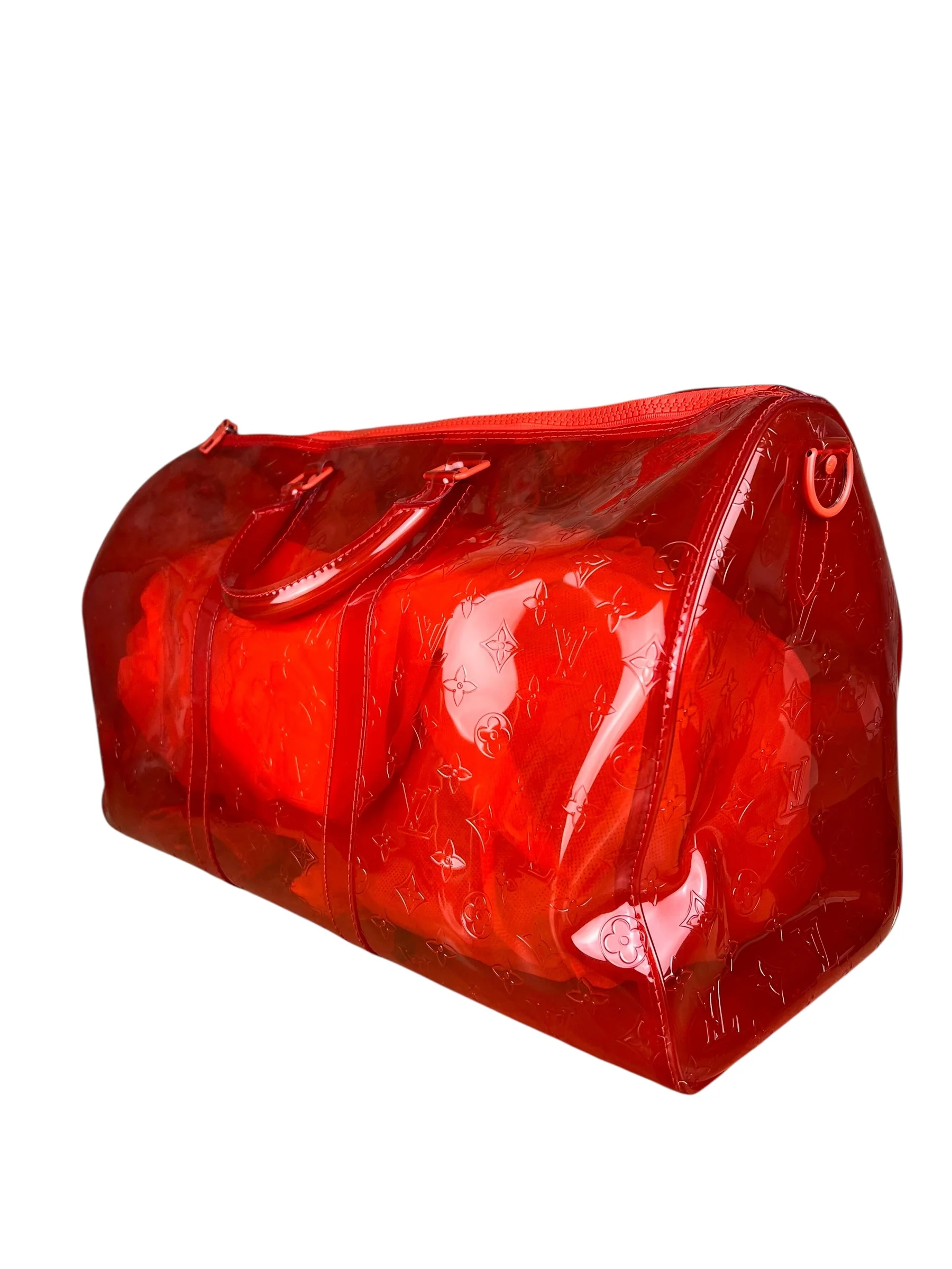 Louis Vuitton X Virgil Abloh Red Monogram PVC Bandouliere 50 - Image 13