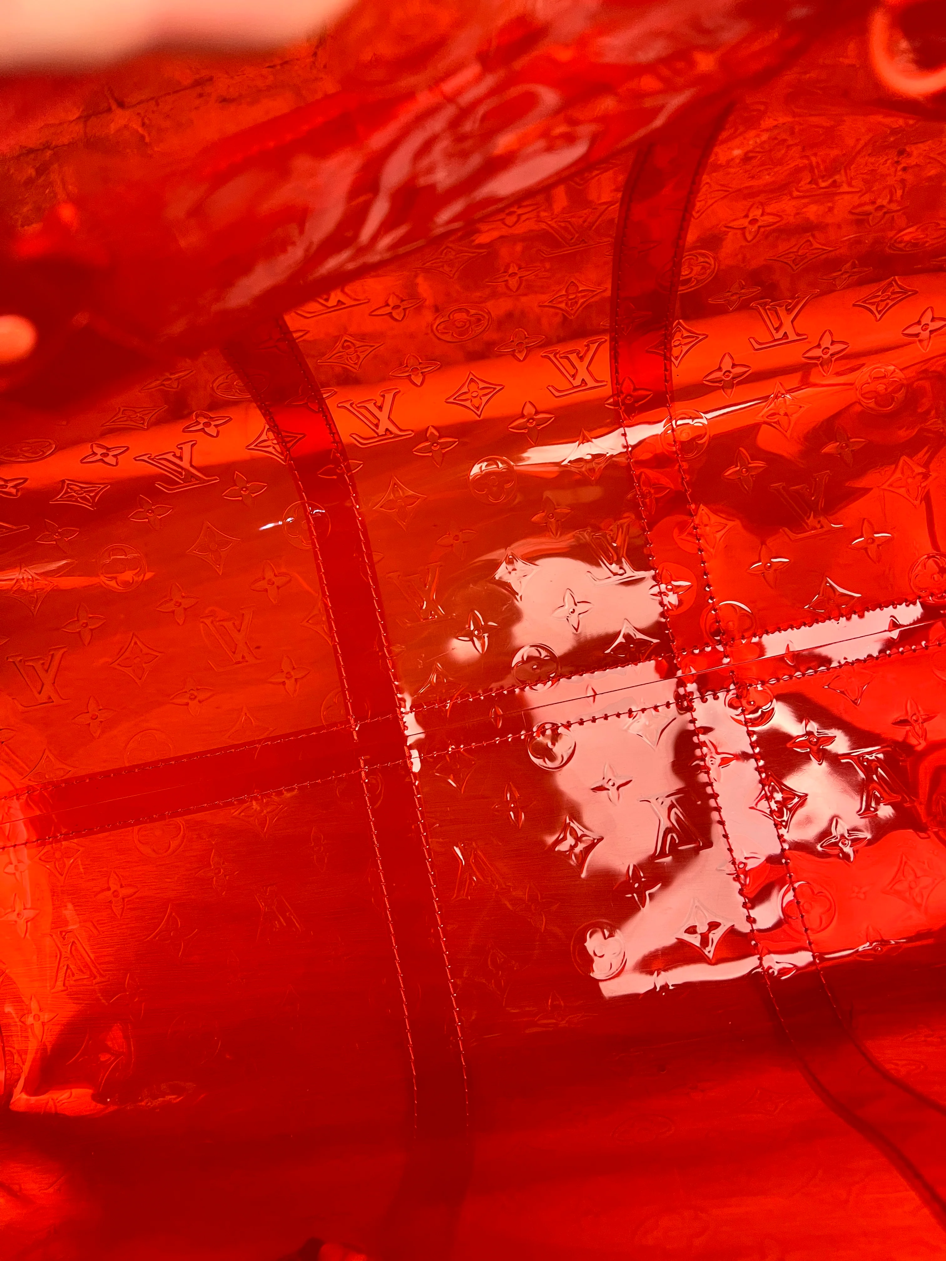 Louis Vuitton X Virgil Abloh Red Monogram PVC Bandouliere 50 - Image 23