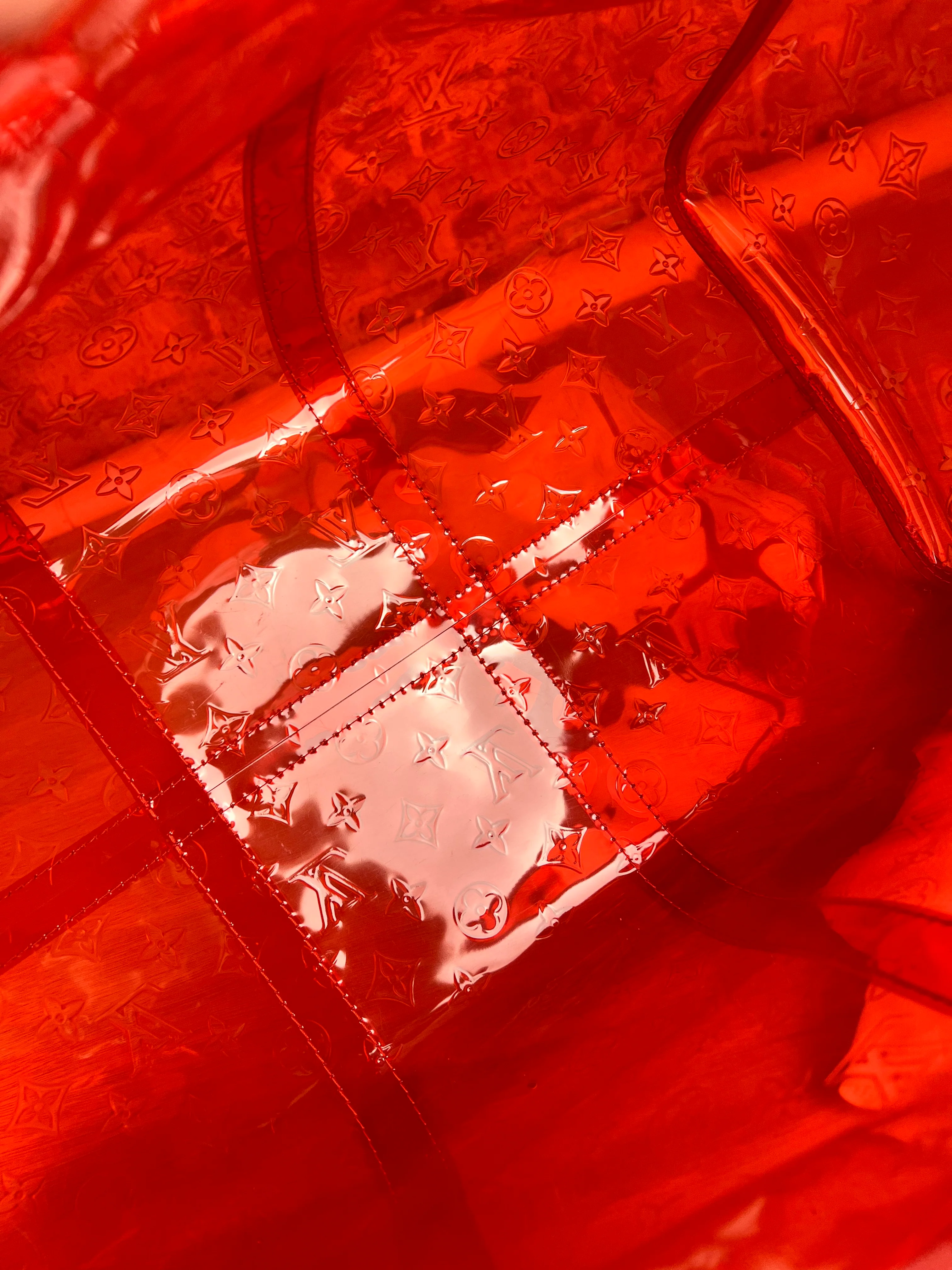 Louis Vuitton X Virgil Abloh Red Monogram PVC Bandouliere 50 - Image 24