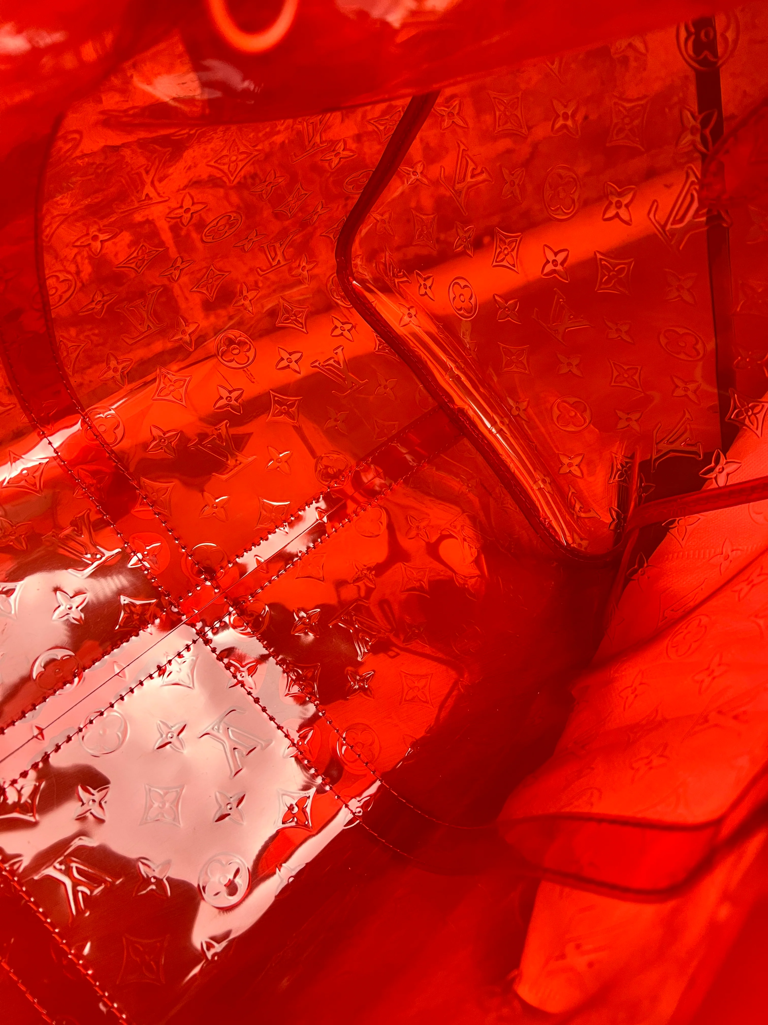 Louis Vuitton X Virgil Abloh Red Monogram PVC Bandouliere 50 - Image 26