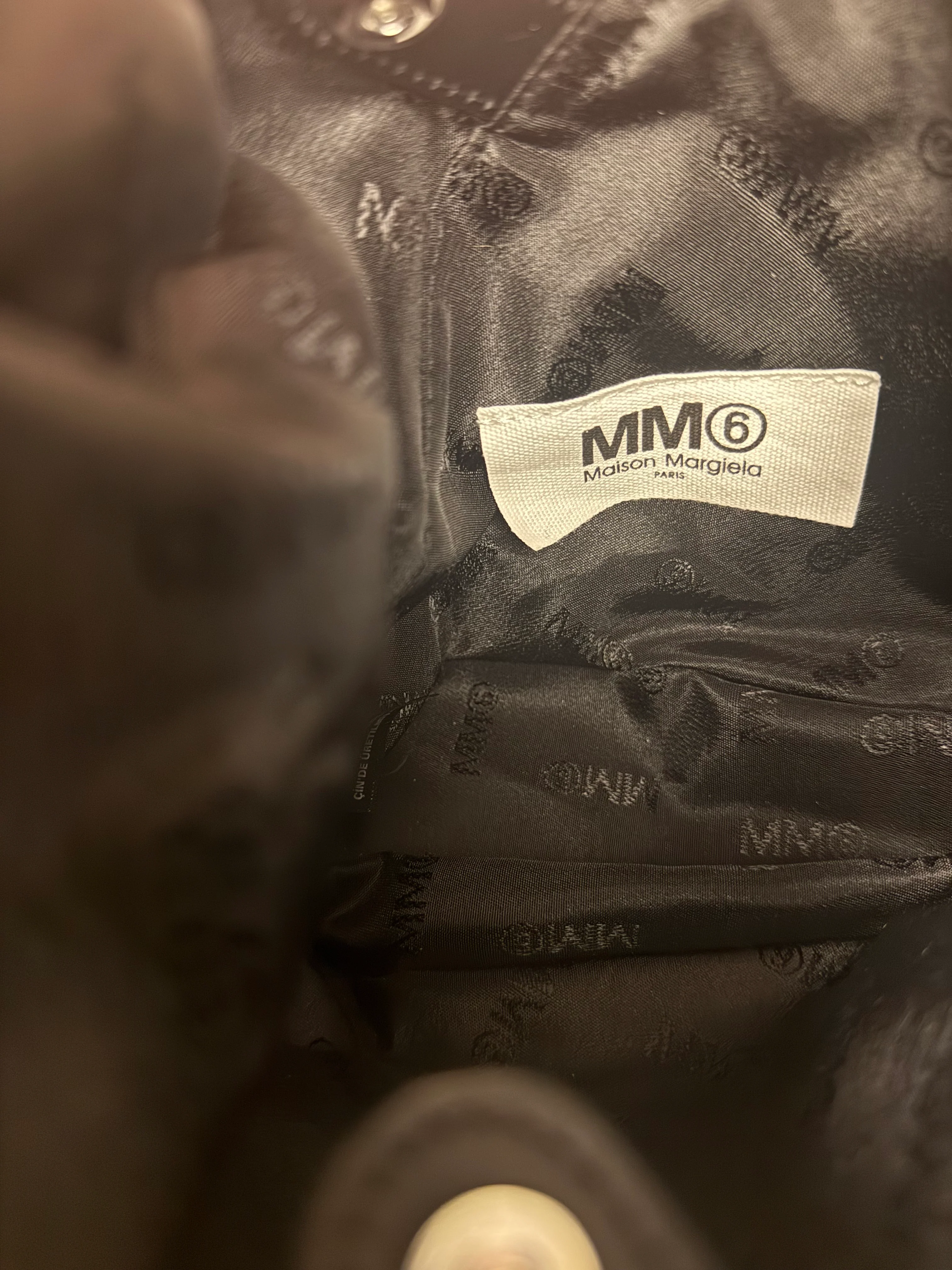 Maison Margiela Black Mini Japanese Tote - Image 11