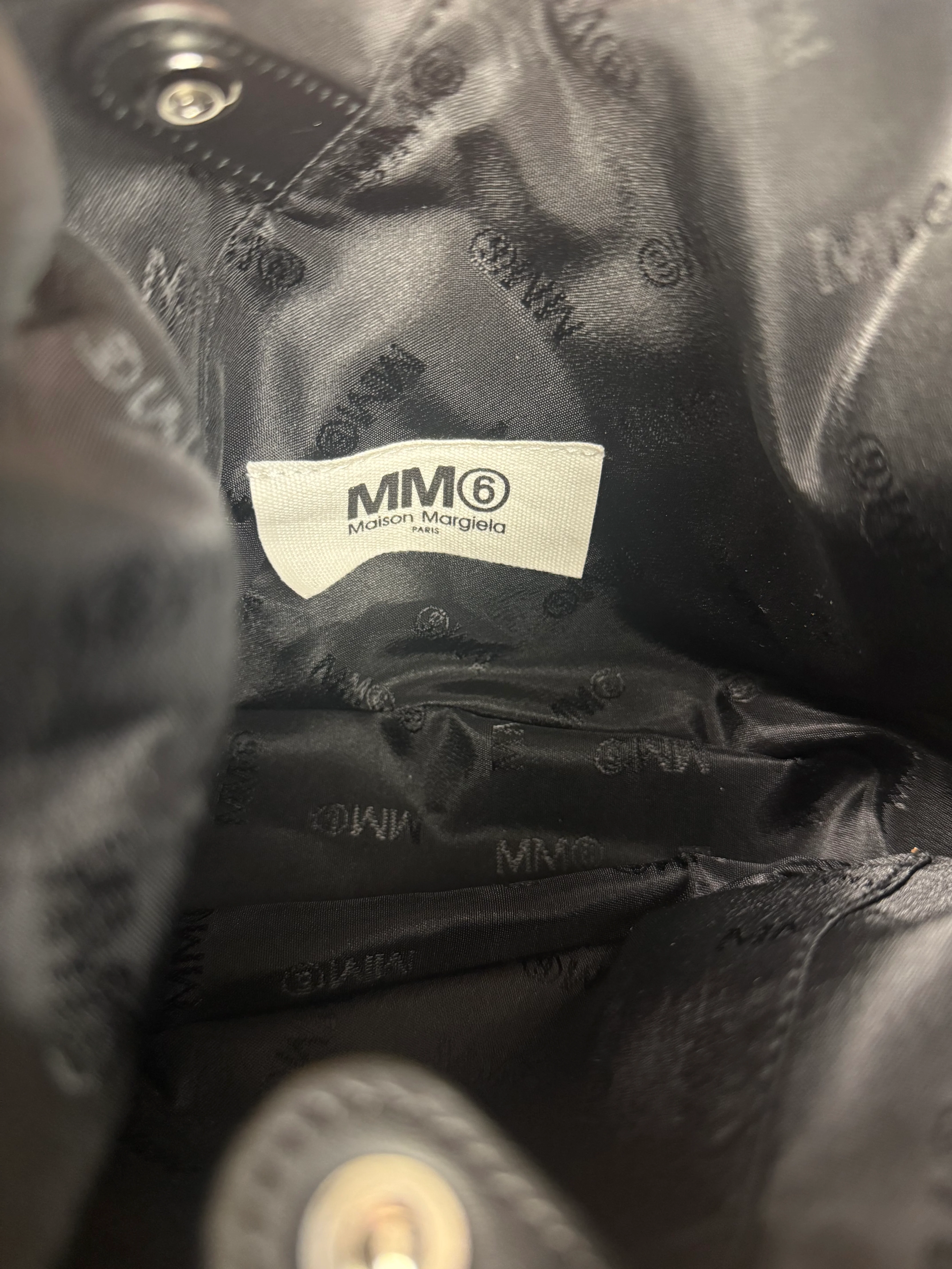 Maison Margiela Black Mini Japanese Tote - Image 12