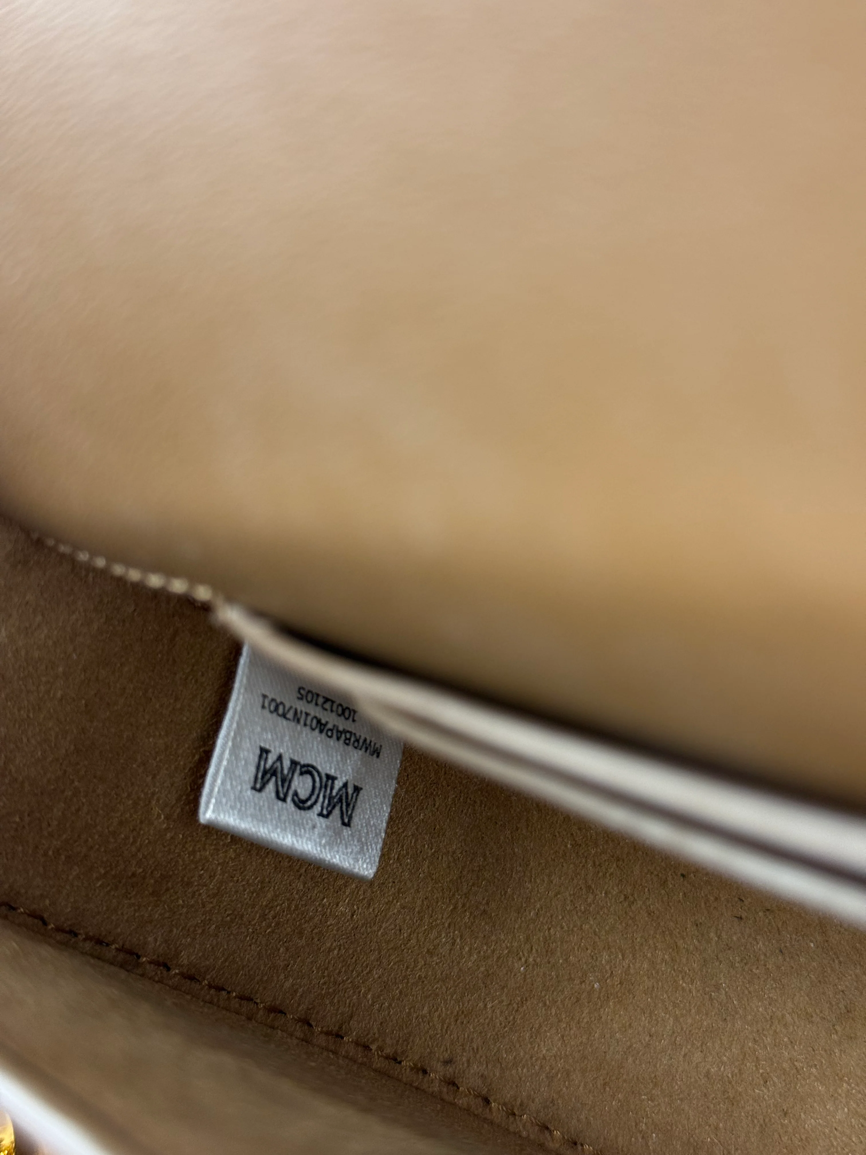 MCM Brown Leather Patricia Crossbody - Image 11