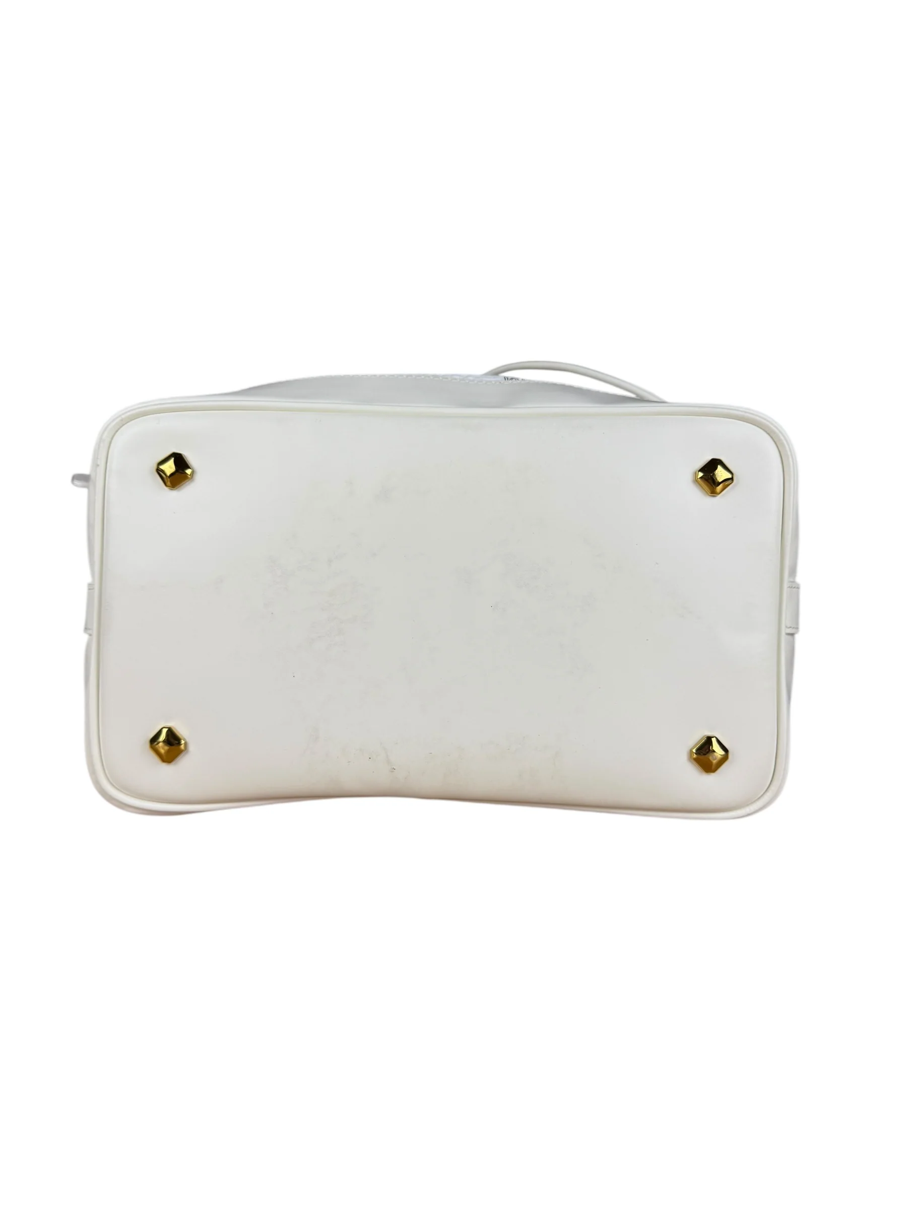 MCM Monogram White Bucket Shoulder Bag - Image 6