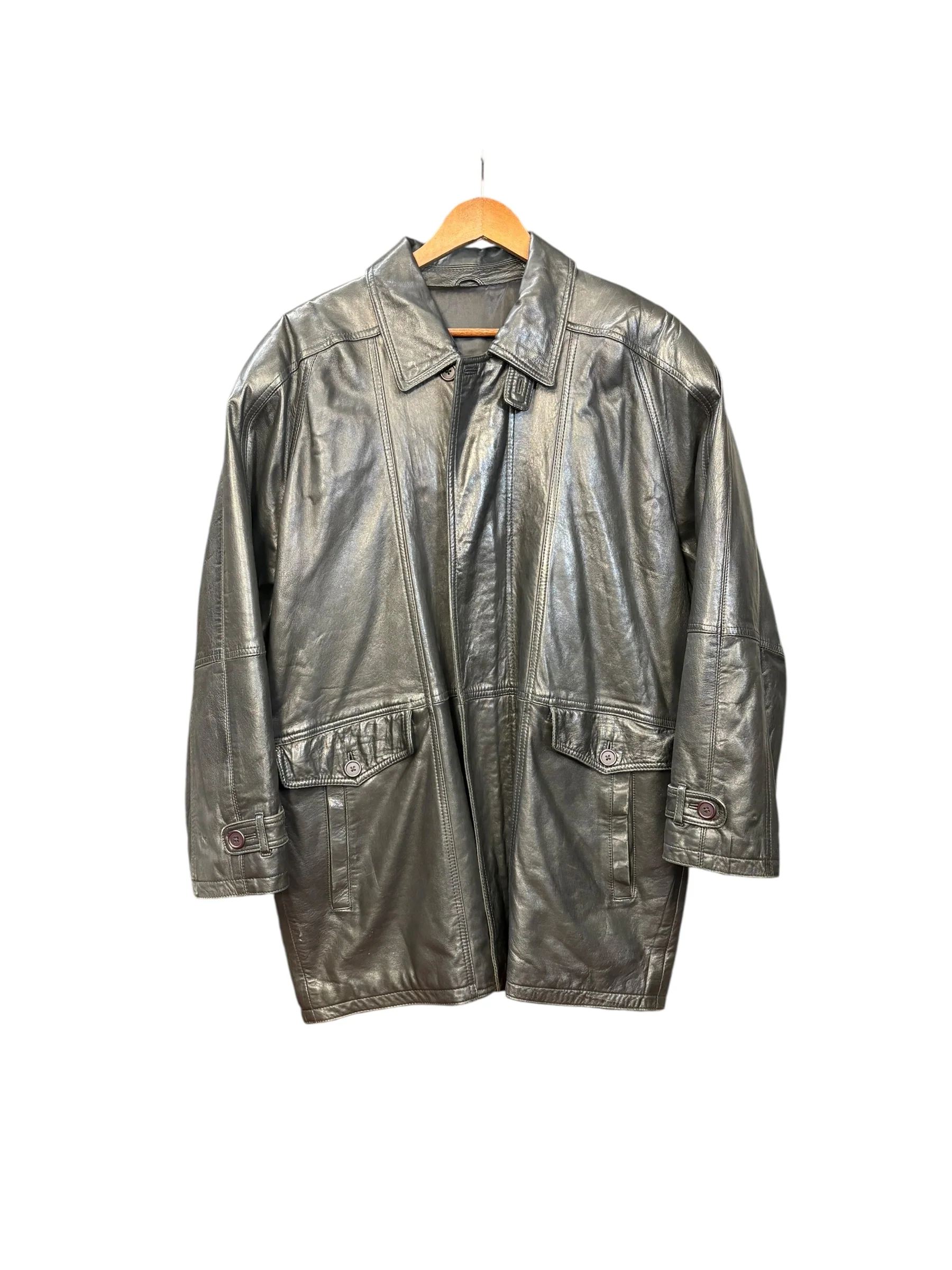 Meme Homme Vintage Leather Coat