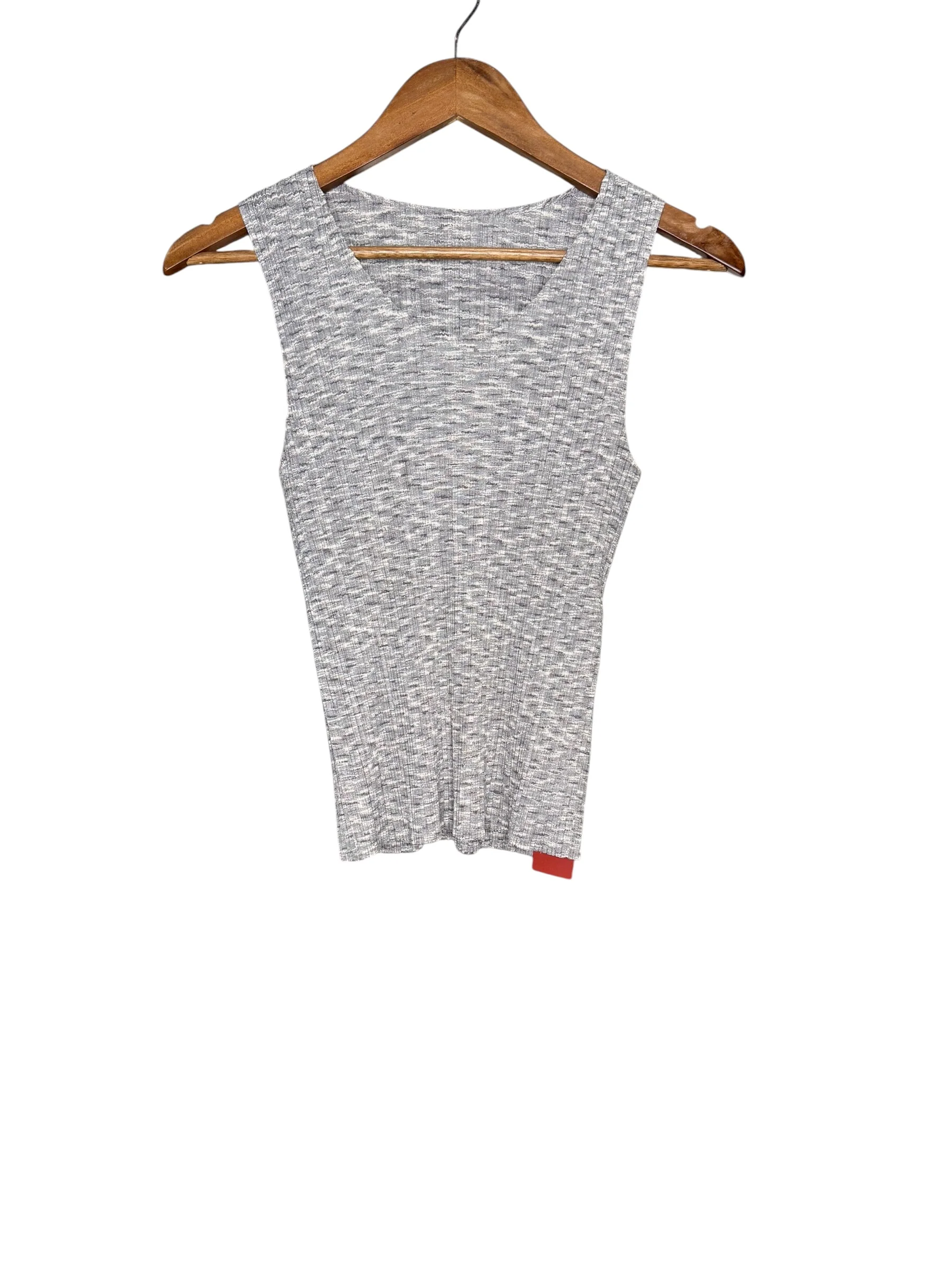 Pleats Please Grey Printed Tank Top - Image 2