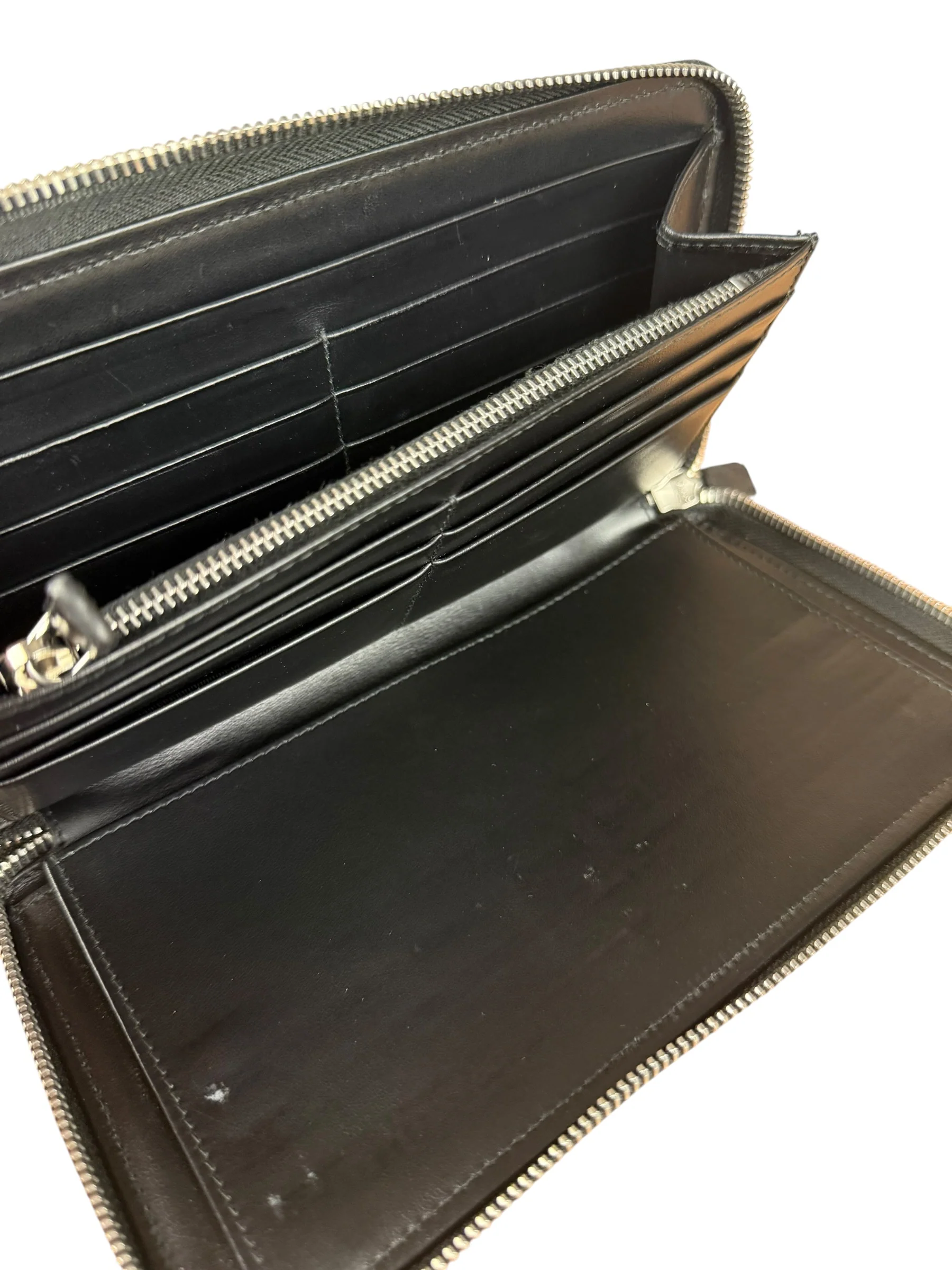 Prada Black Saffiano Leather Pochette - Image 8