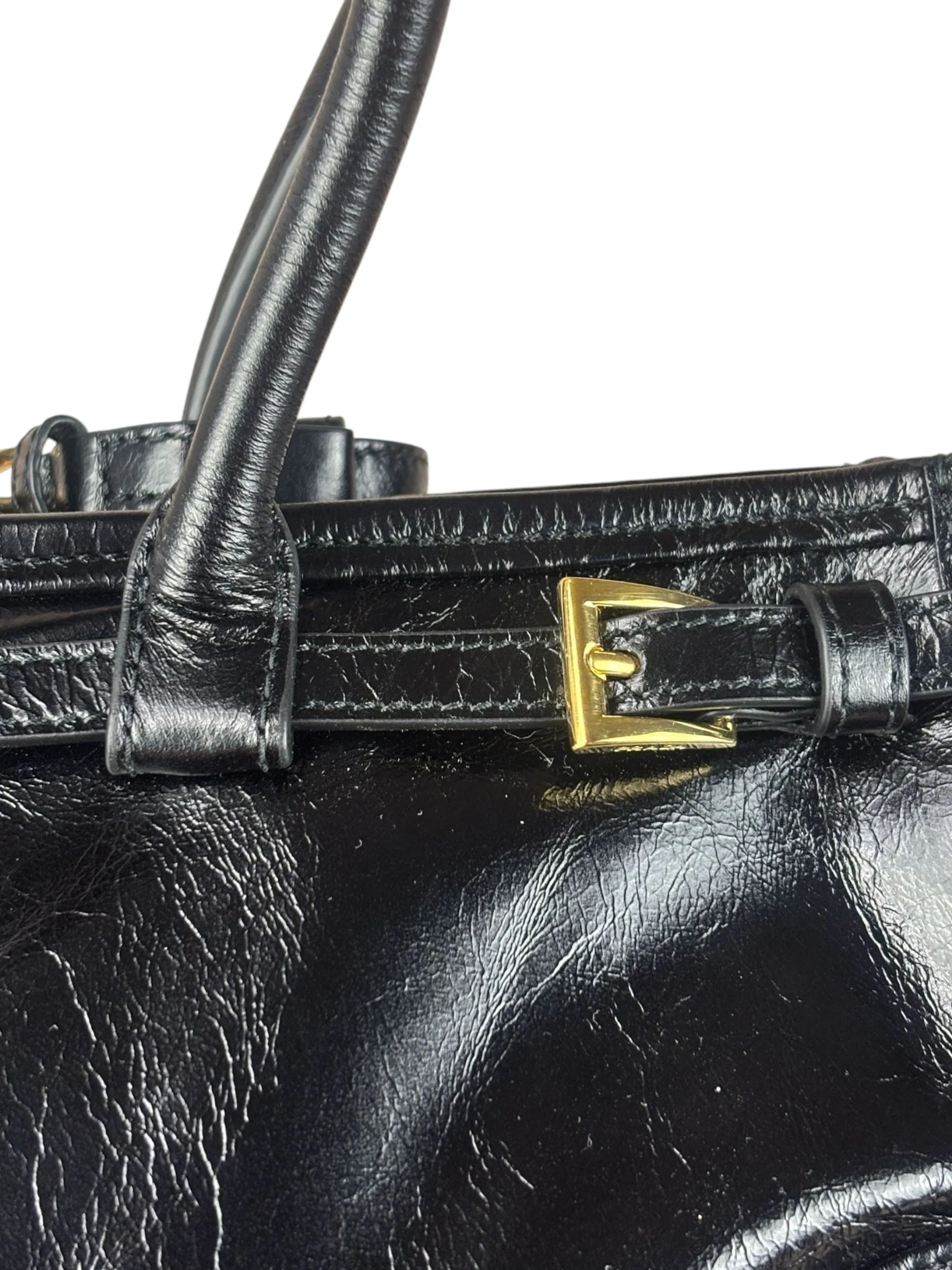 Prada Calfskin Bonnie Shoulder Bag Black - Image 14