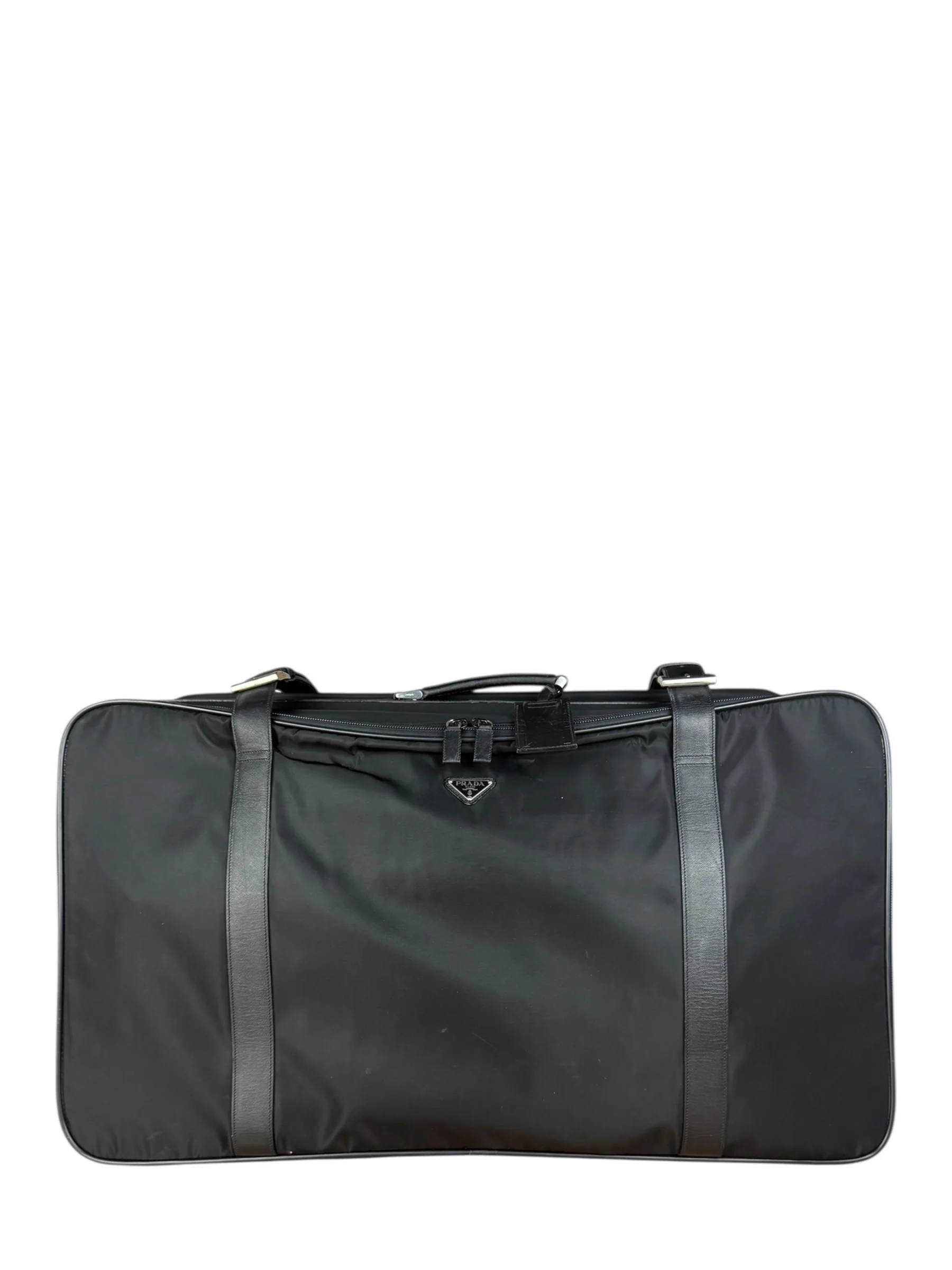 Prada Nylon Saffiano Travel Suitcase