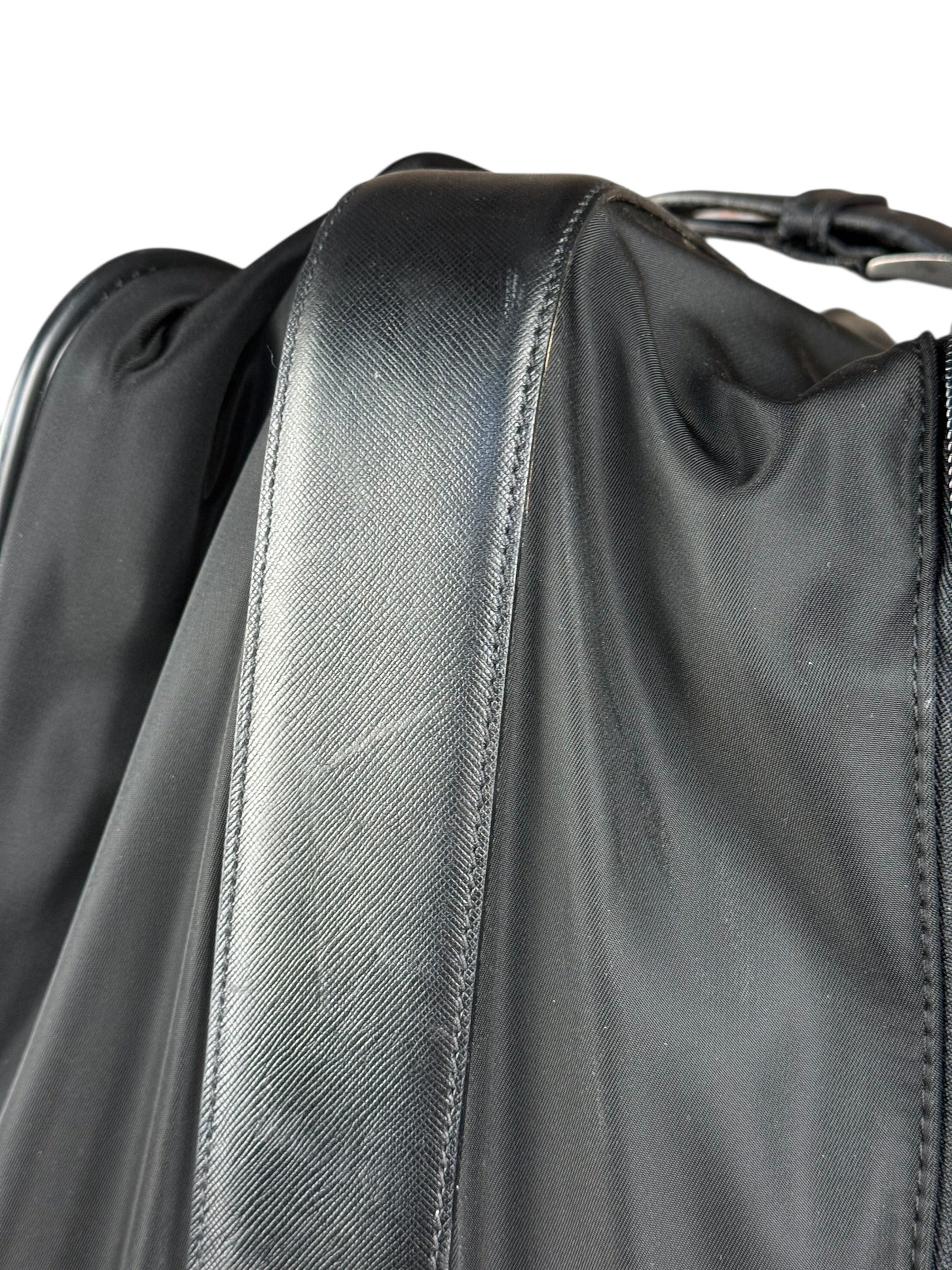 Prada Nylon Saffiano Travel Suitcase - Image 15