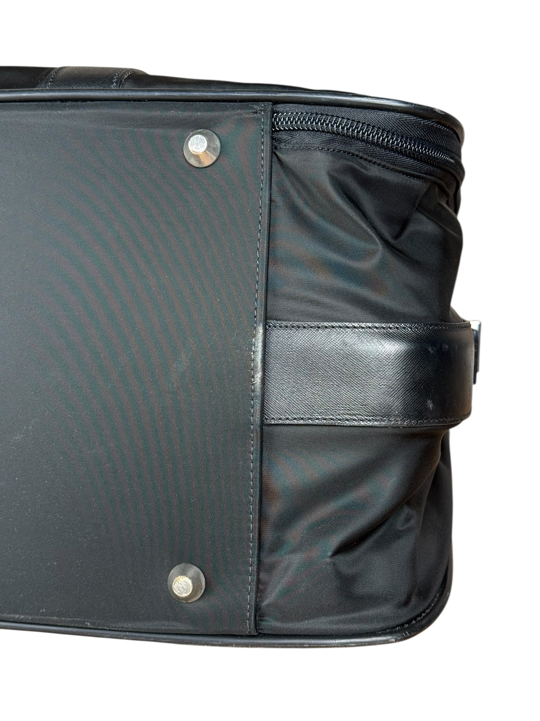 Prada Nylon Saffiano Travel Suitcase - Image 25