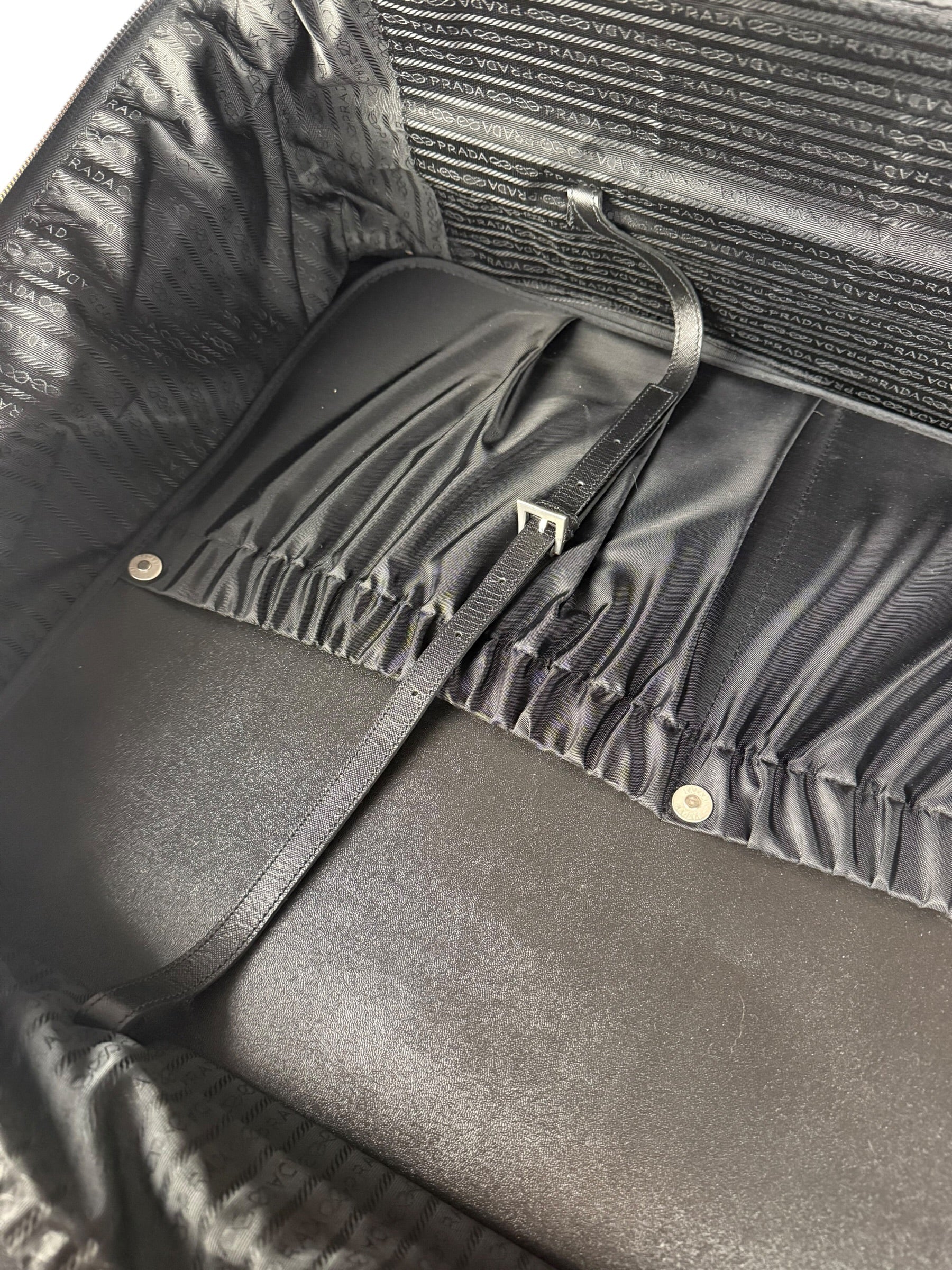 Prada Nylon Saffiano Travel Suitcase - Image 27