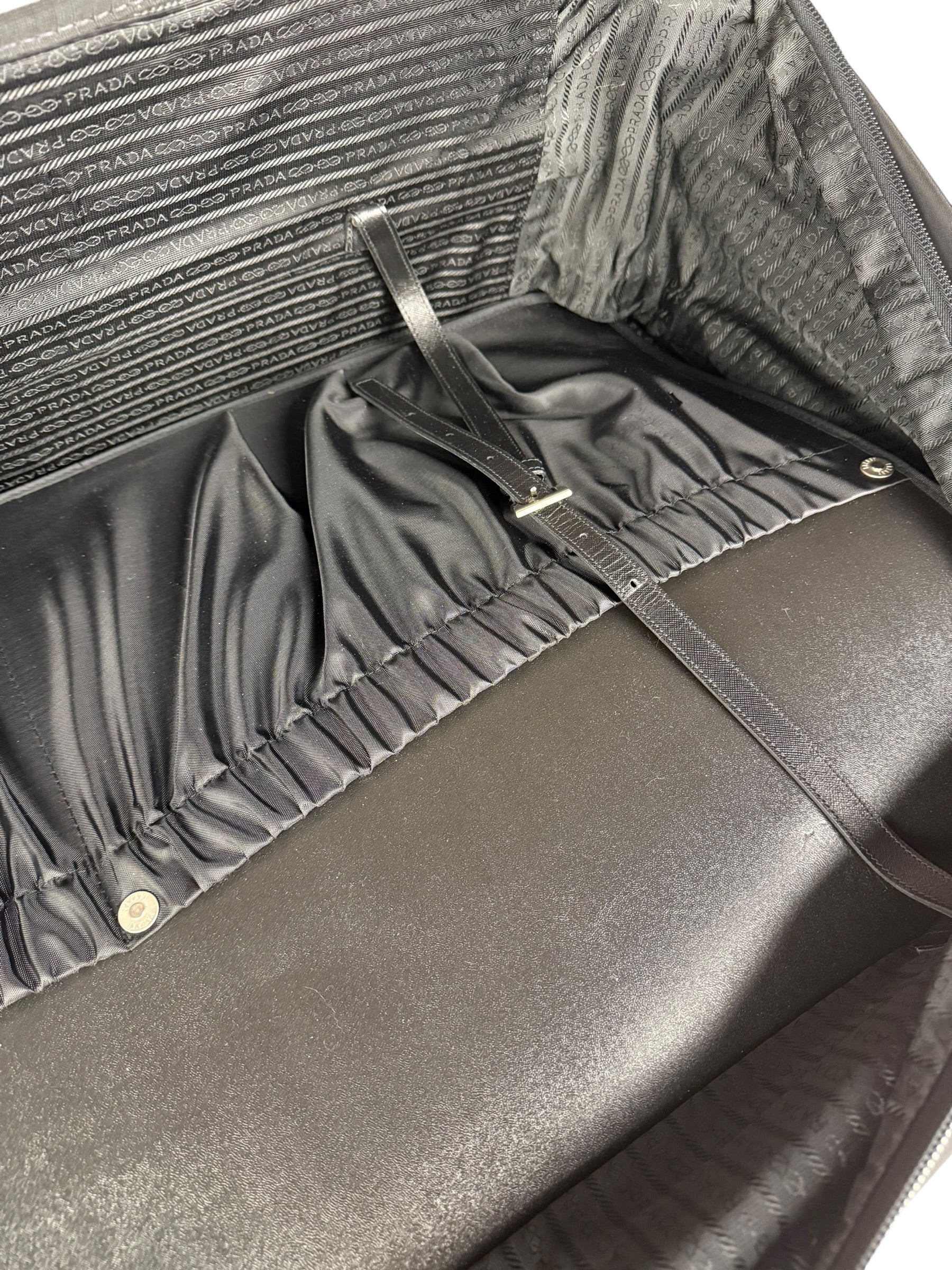 Prada Nylon Saffiano Travel Suitcase - Image 28