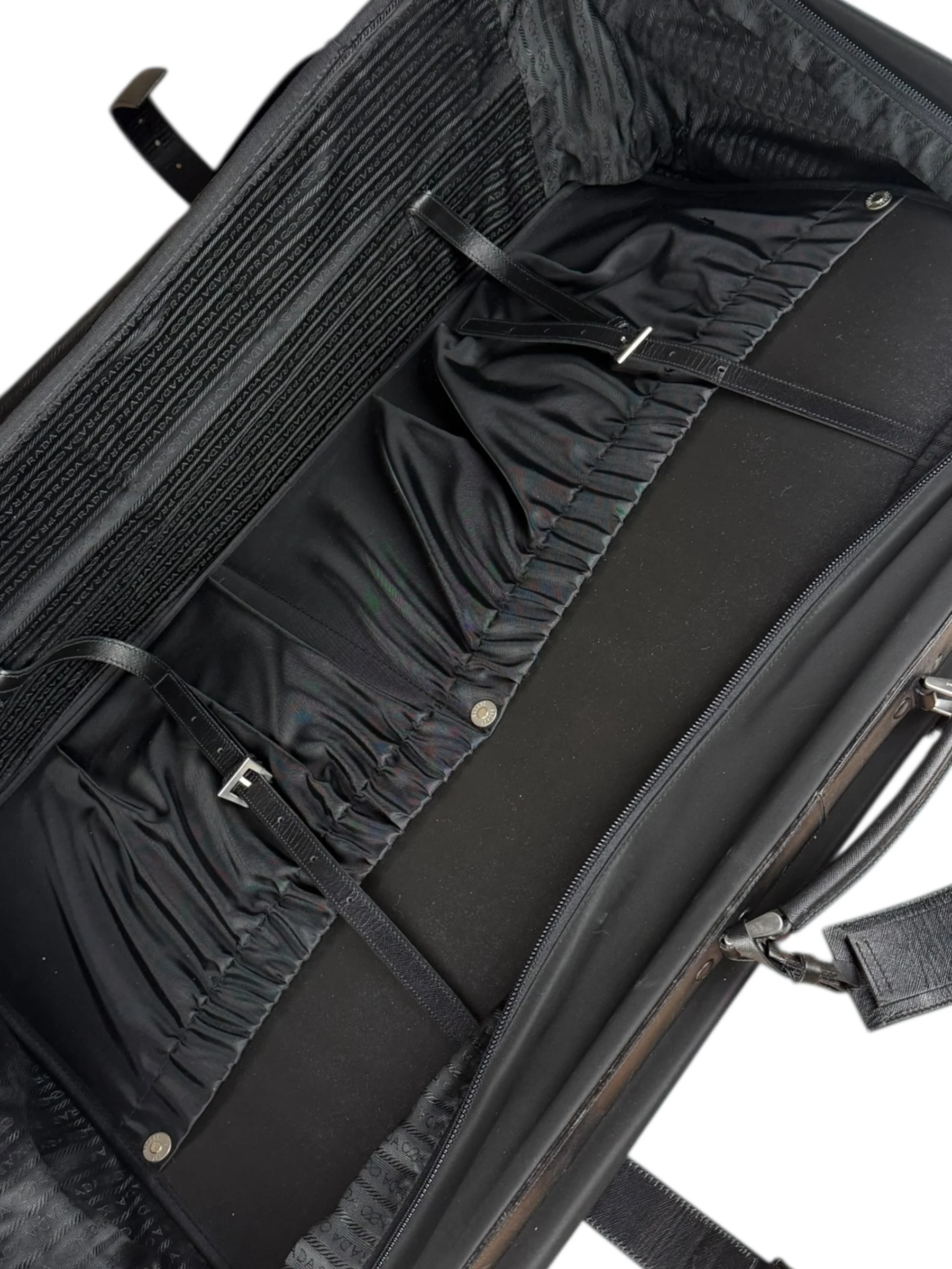 Prada Nylon Saffiano Travel Suitcase - Image 30