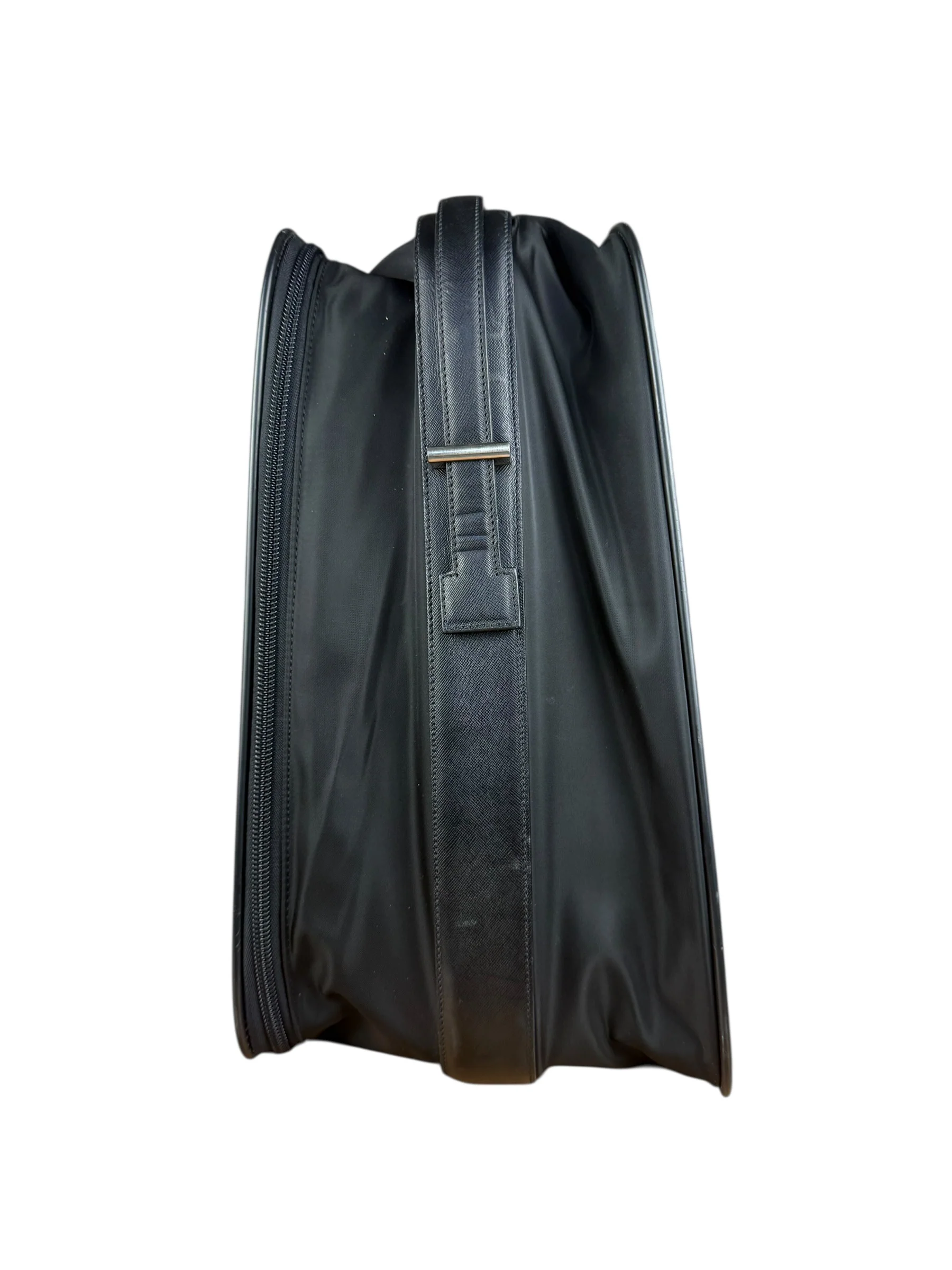 Prada Nylon Saffiano Travel Suitcase - Image 5
