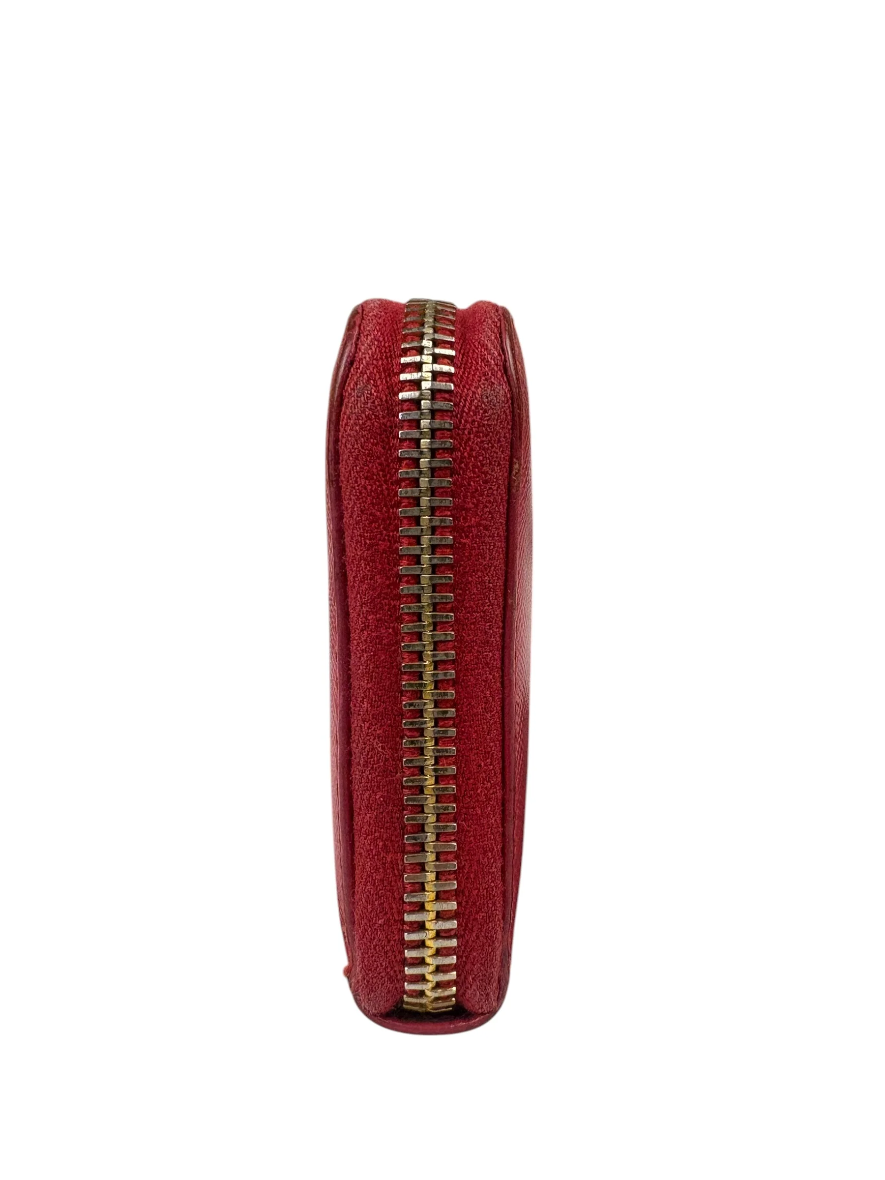 Prada Vintage Pink Saffiano Leather Long Wallet - Image 6