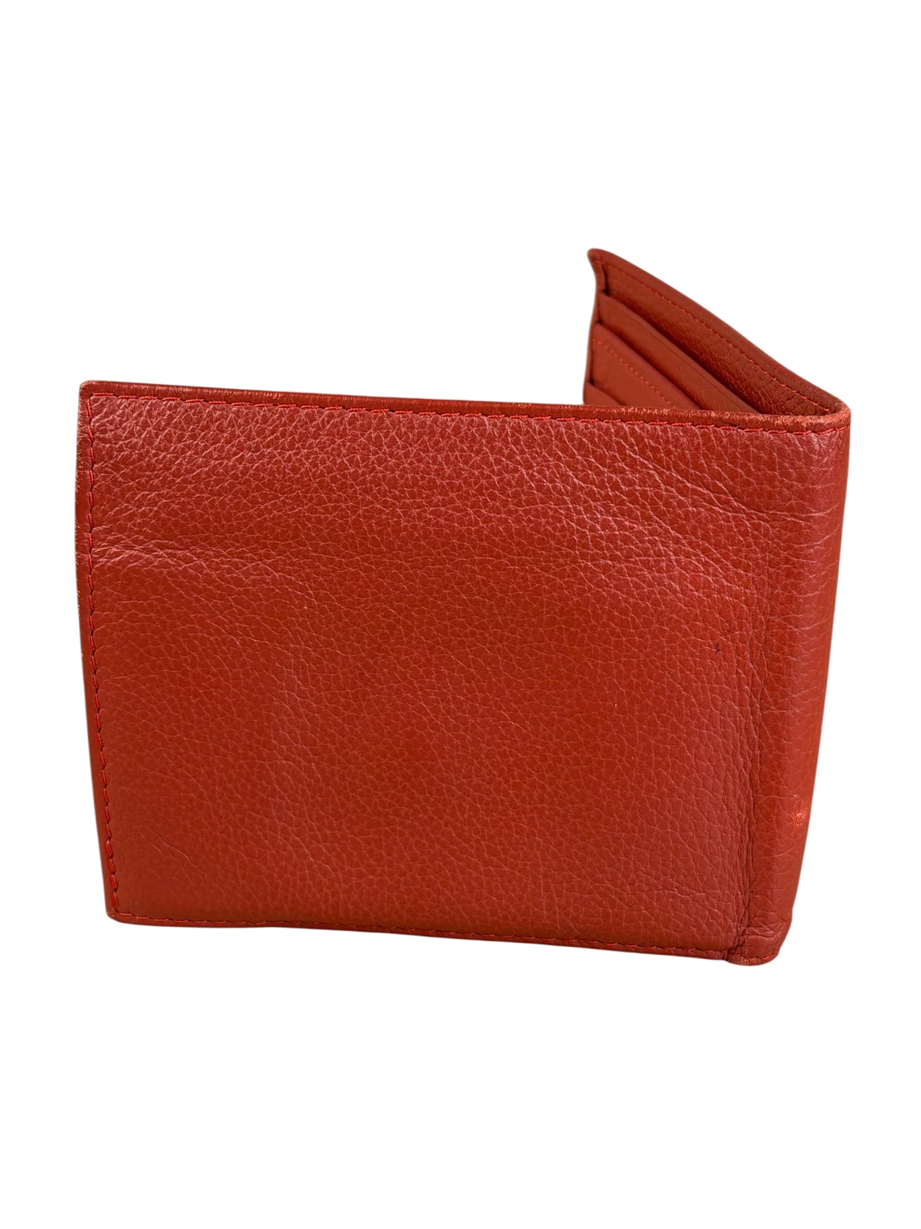 Rolex Red Leather Bifold Wallet - Image 5
