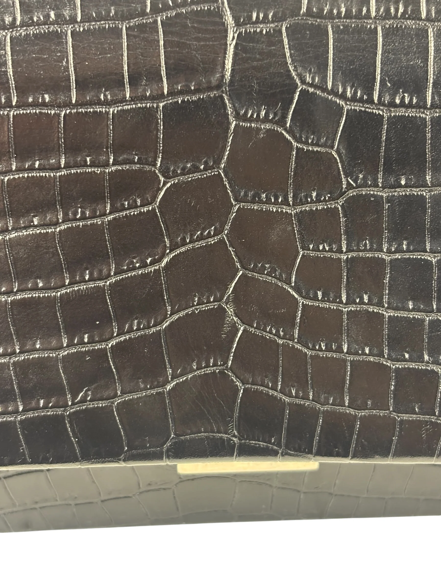 Saint Laurent Black Embossed Babylon Cross Body - Image 19
