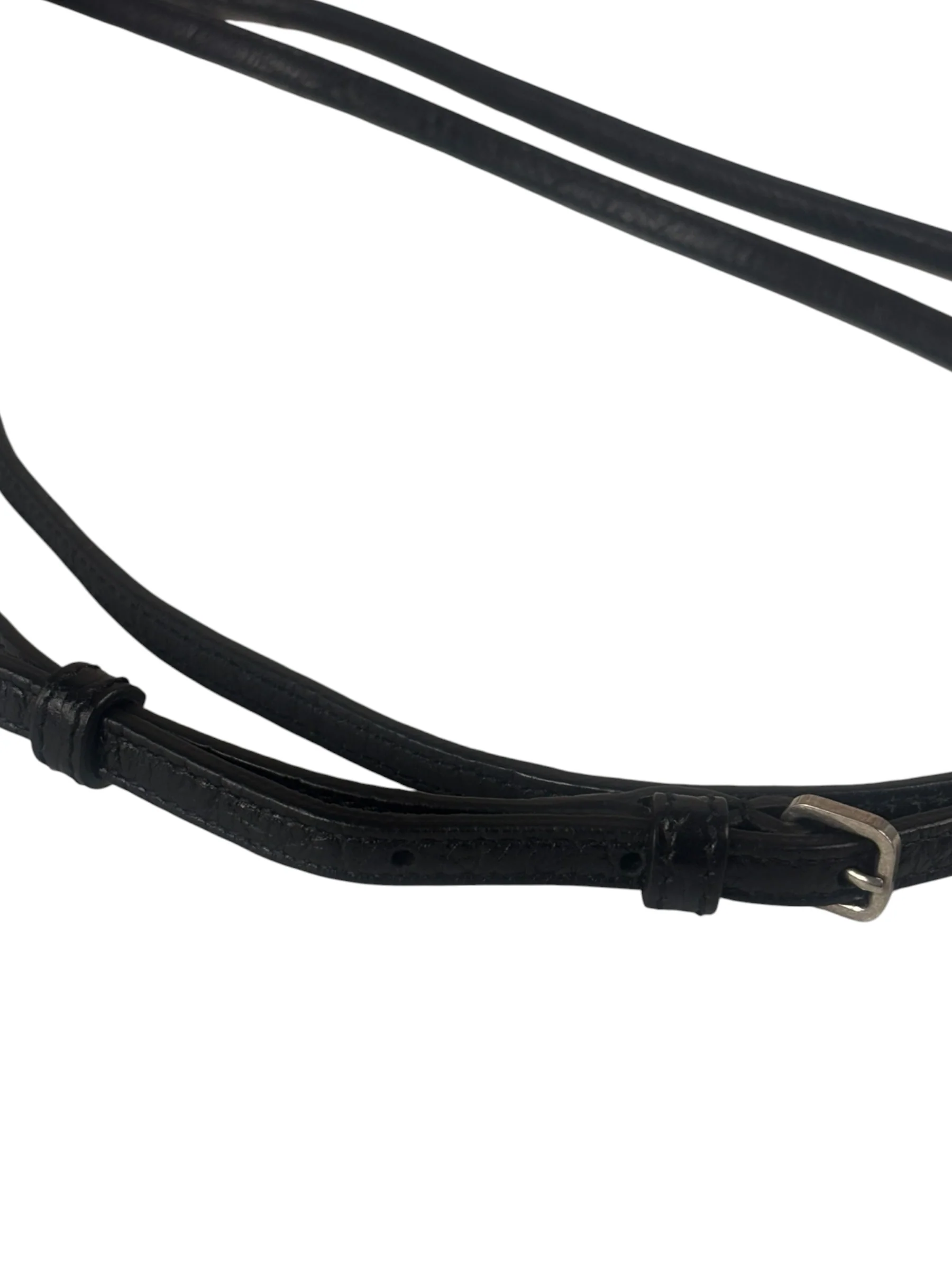 Saint Laurent Black Embossed Babylon Cross Body - Image 8