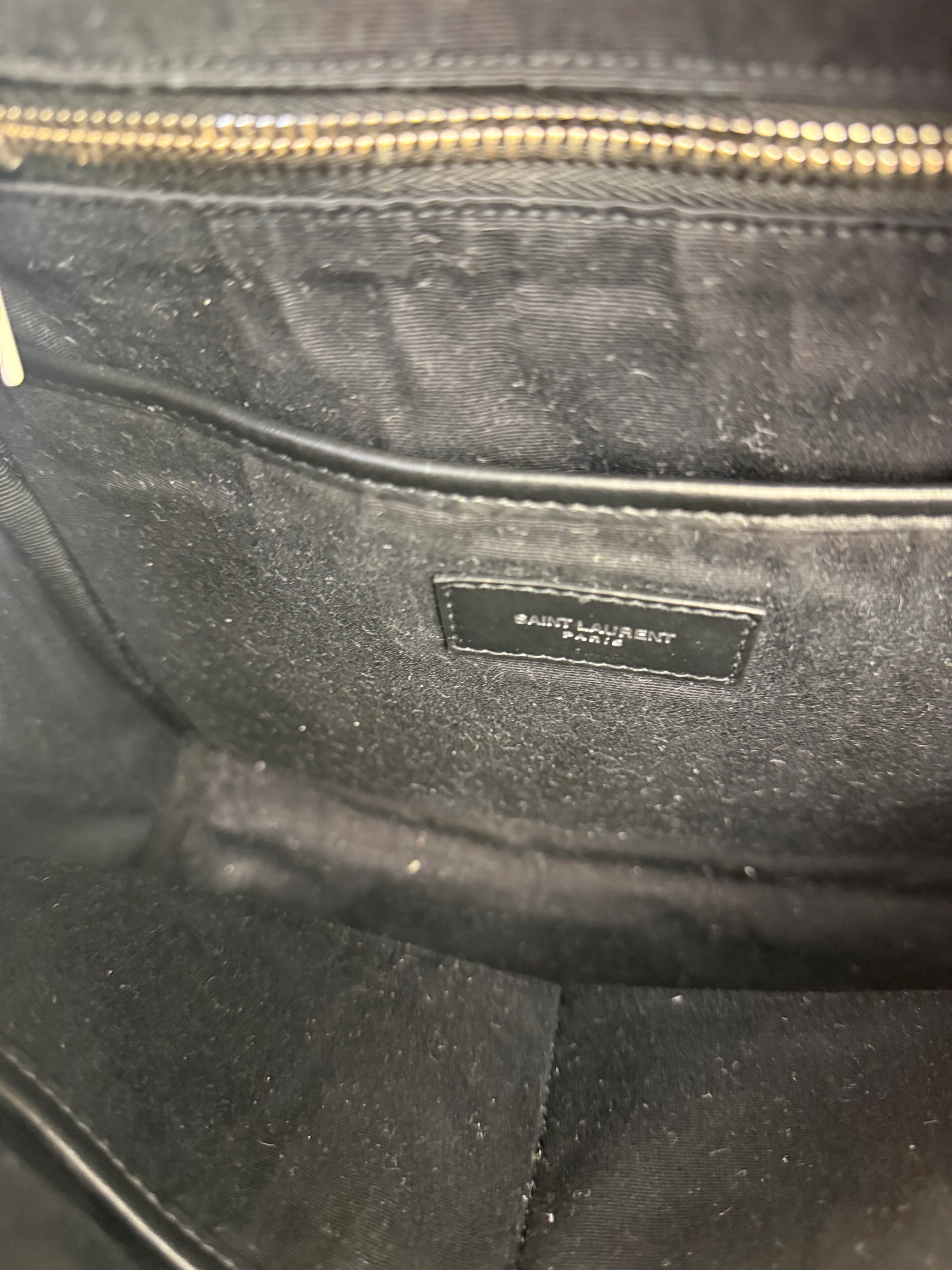 Saint Laurent Black S Canvas Backpack - Image 13