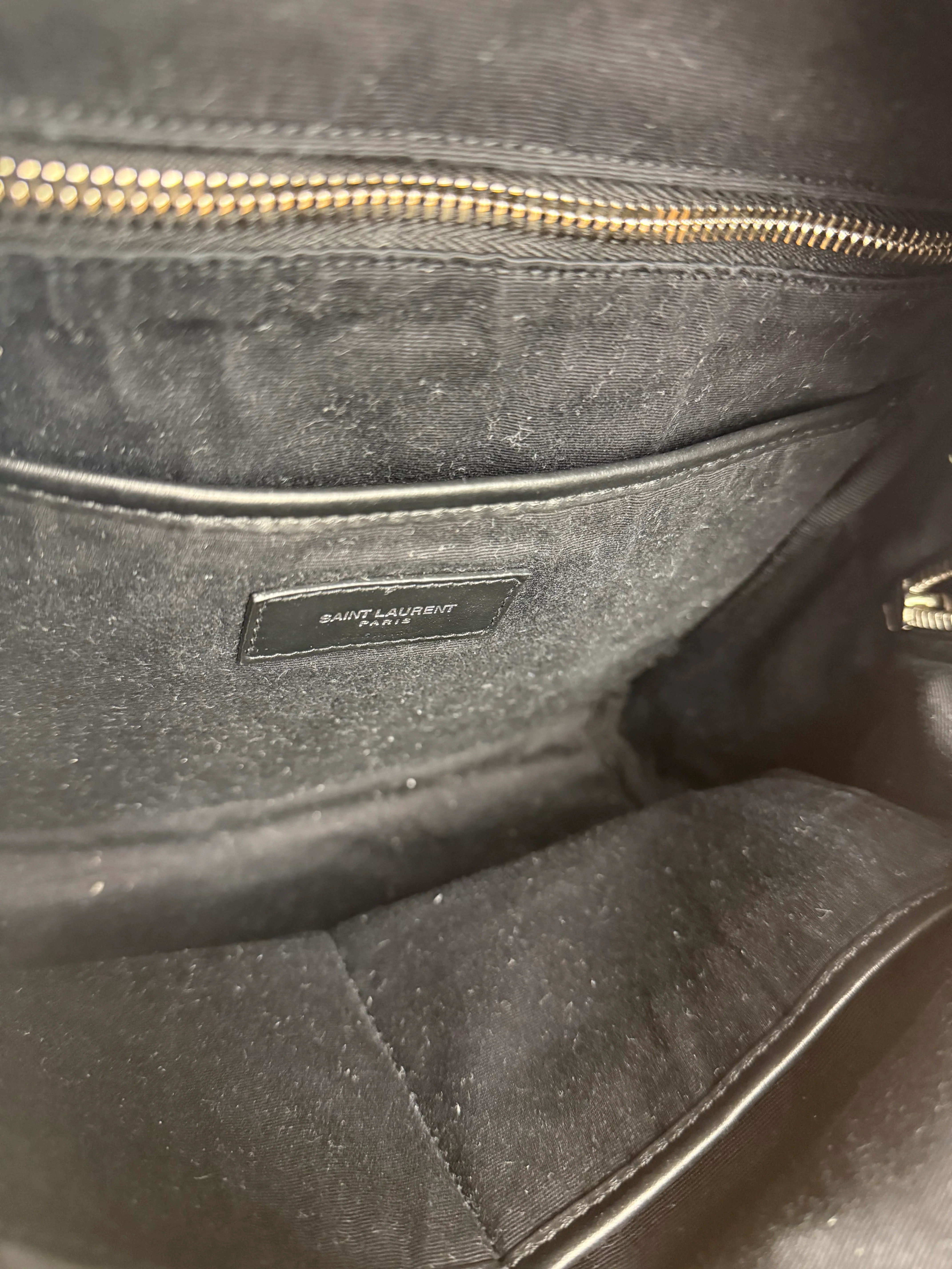 Saint Laurent Black S Canvas Backpack - Image 14
