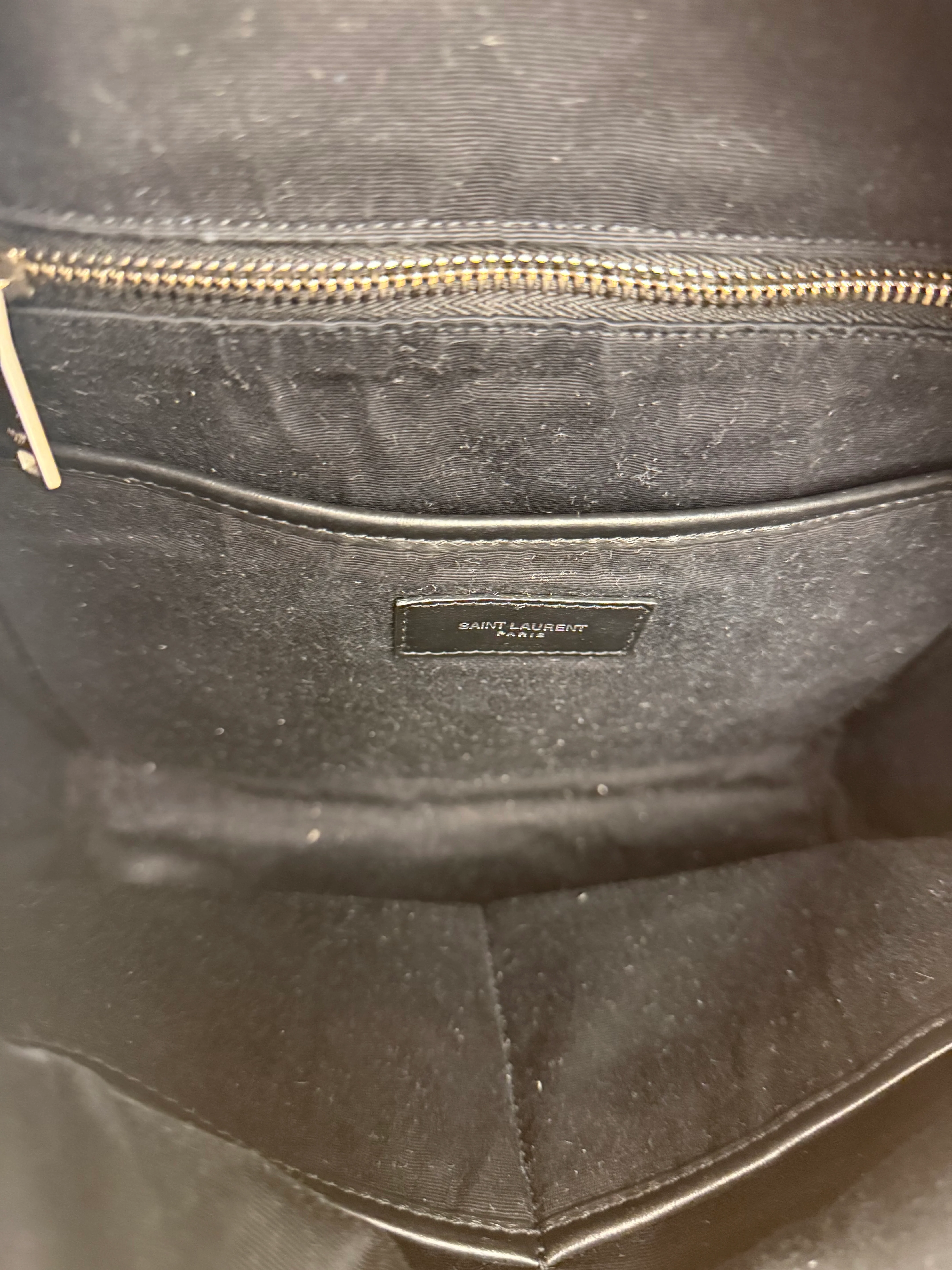 Saint Laurent Black S Canvas Backpack - Image 15